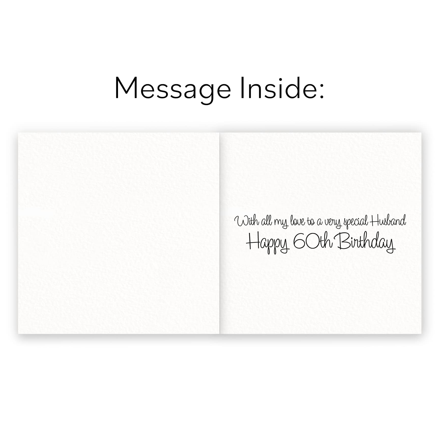 60th Husband Birthday Card Vintage Motorbike Milo's Gallery