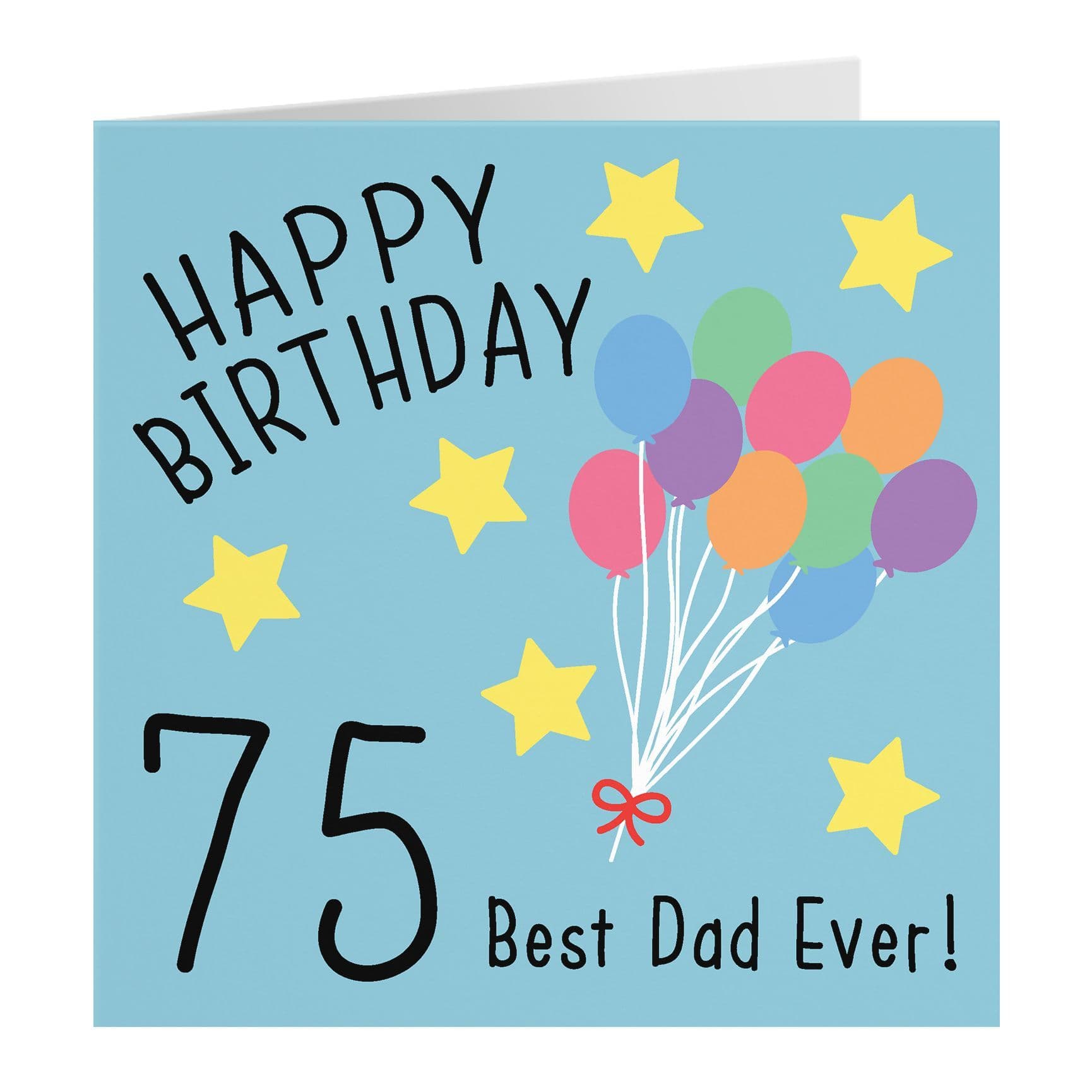 75th Dad Birthday Card Original