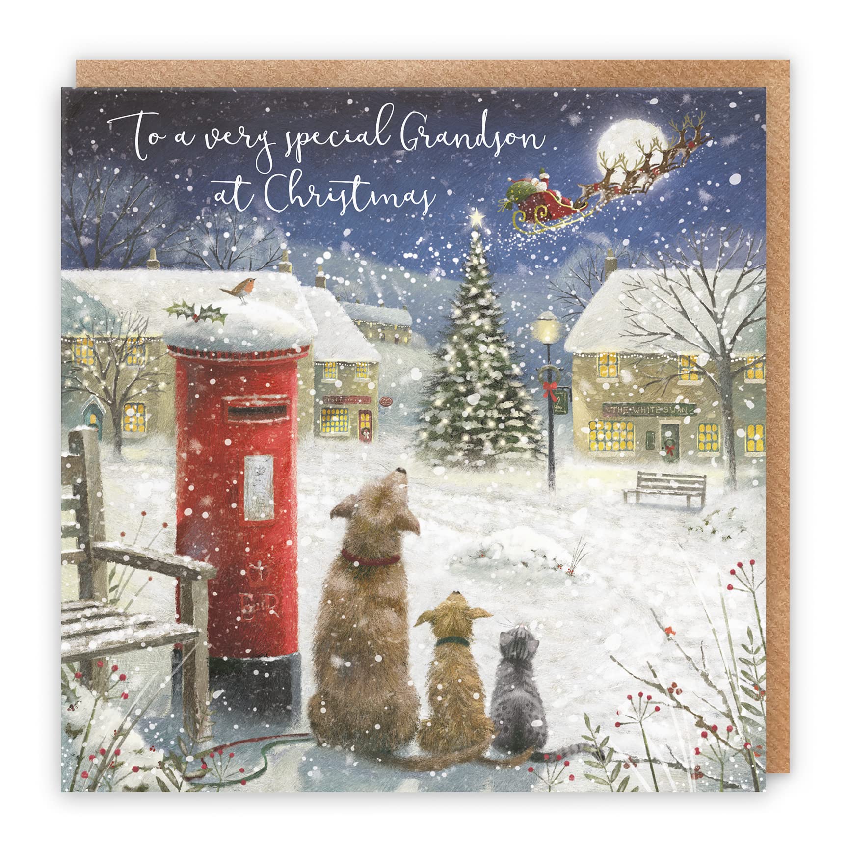 Grandson Magical Christmas Card Milo's Gallery