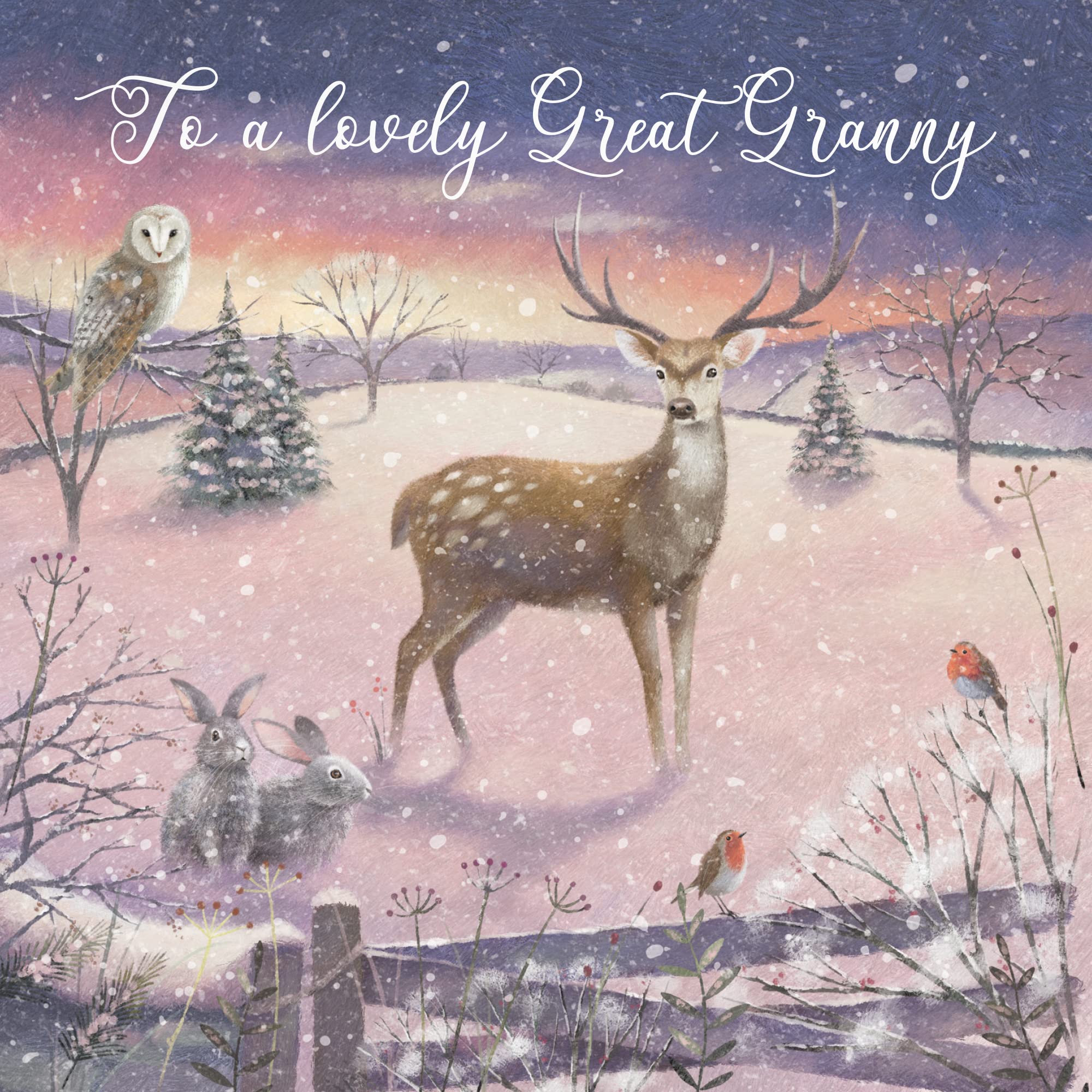 Great Granny Christmas Card 'The Stag' Milo's Gallery