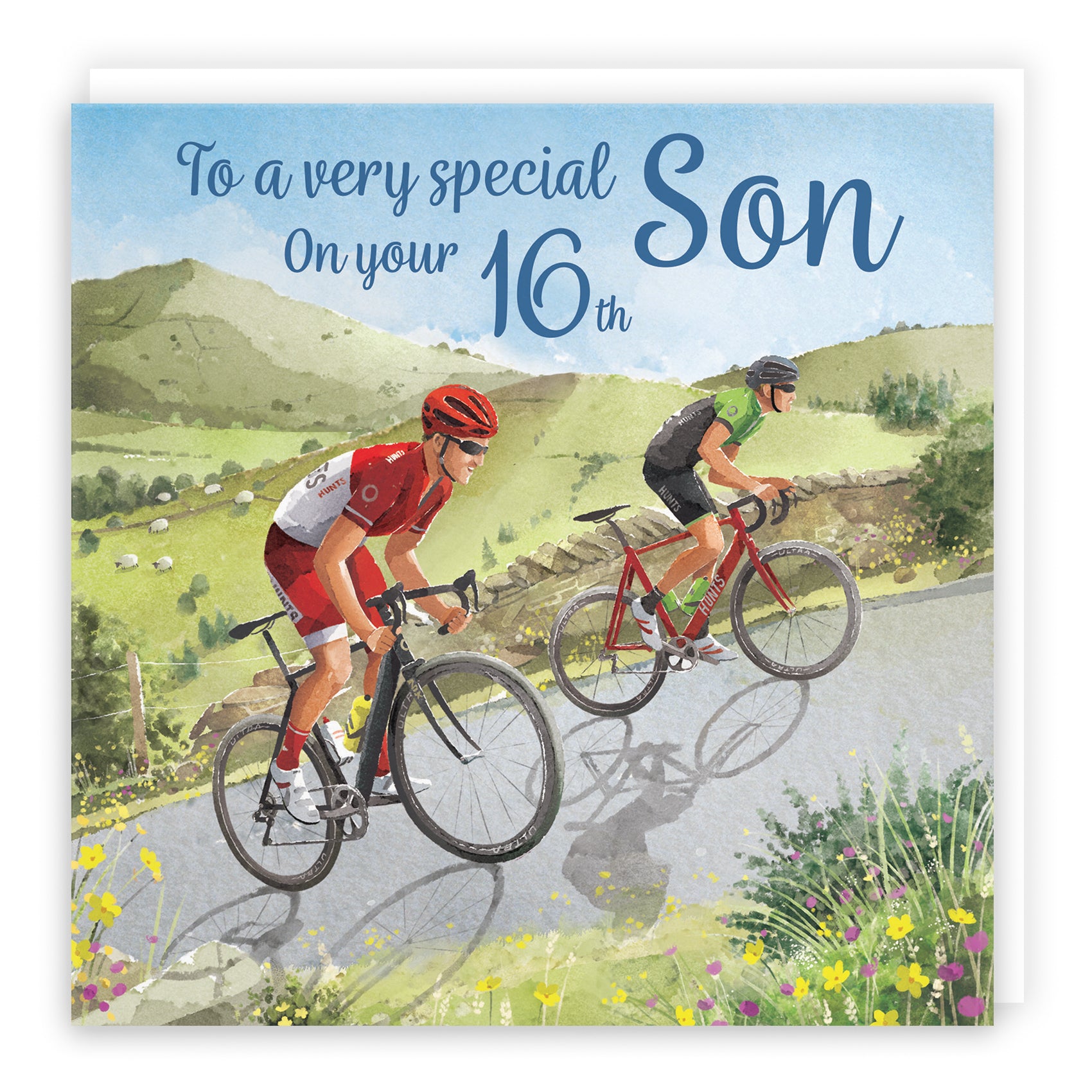 16th Son Birthday Card Road Cycling Milo's Gallery