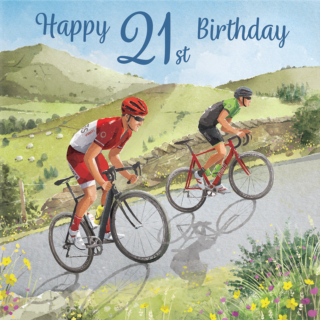 21st Birthday Card Road Cycling Milo's Gallery