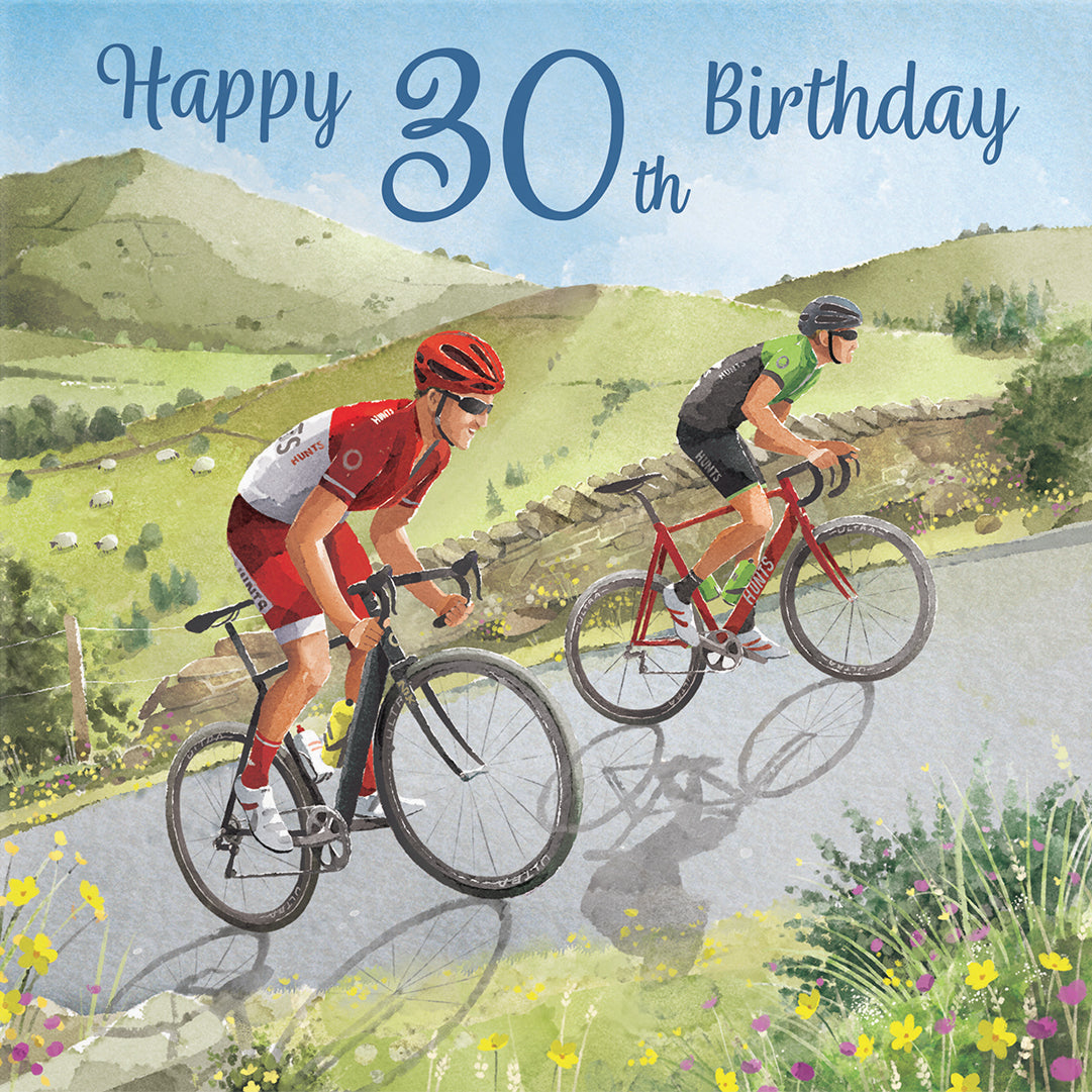 30th Birthday Card Road Cycling Milo's Gallery