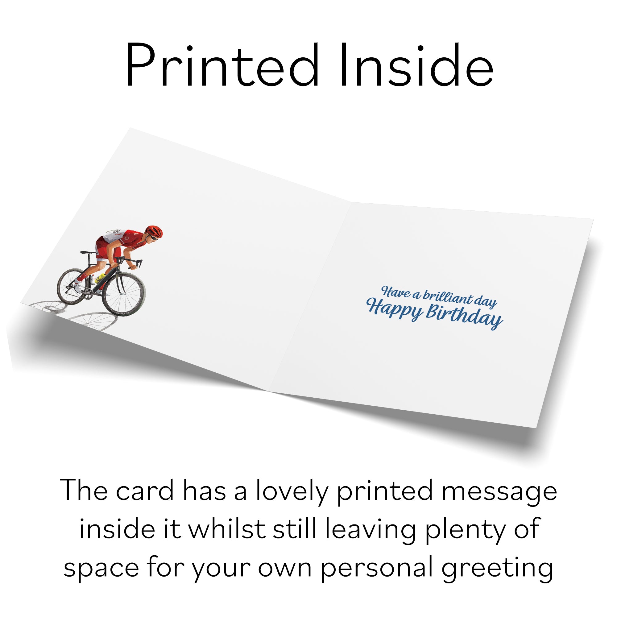 60th Birthday Card Road Cycling Milo's Gallery