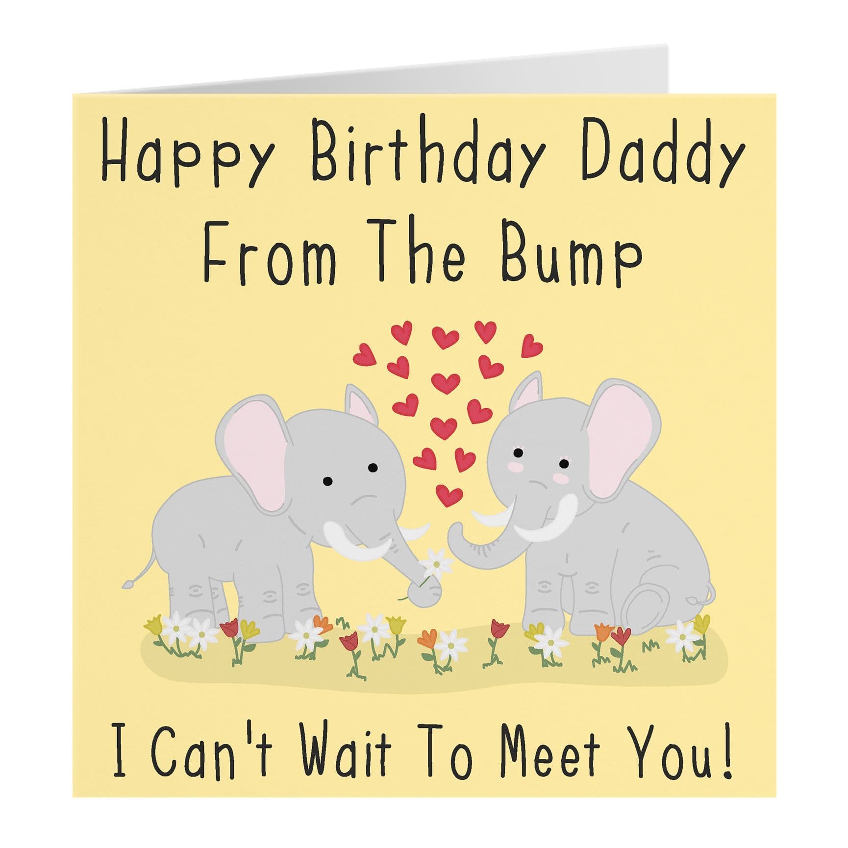 Daddy From The Bump Birthday Card Urban Colour