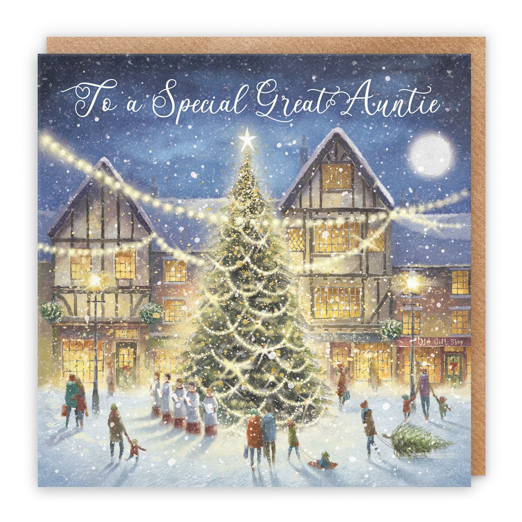 Great Auntie Christmas Card 'Christmas Eve' Milo's Gallery