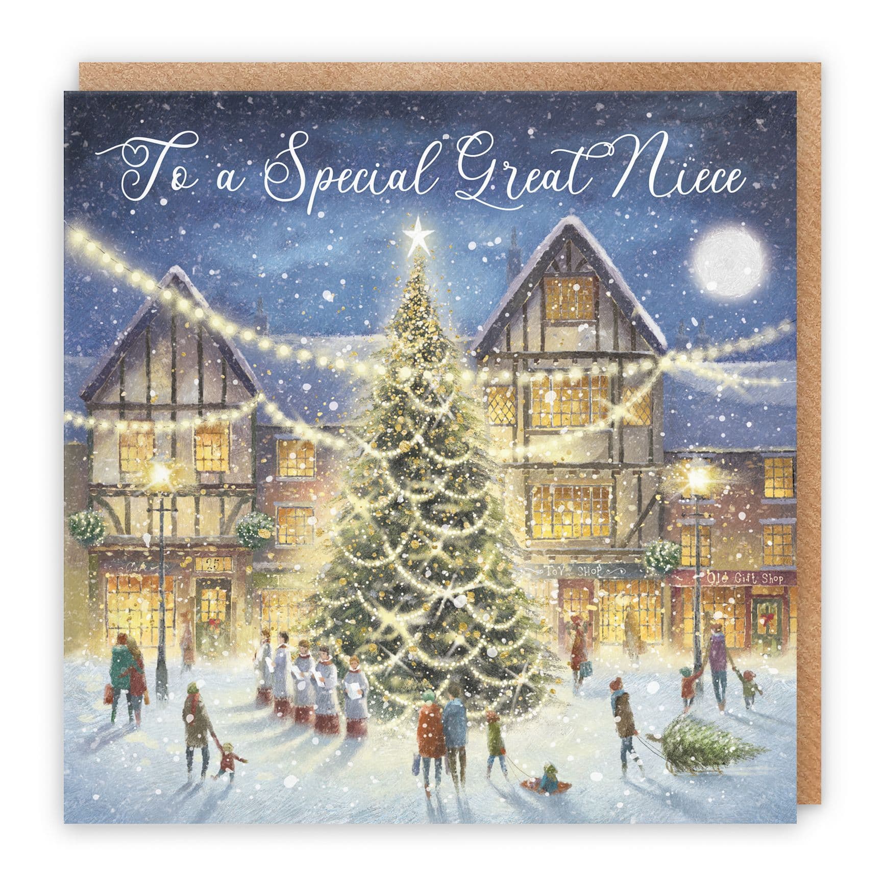 Great Niece Christmas Card 'Christmas Eve' Milo's Gallery