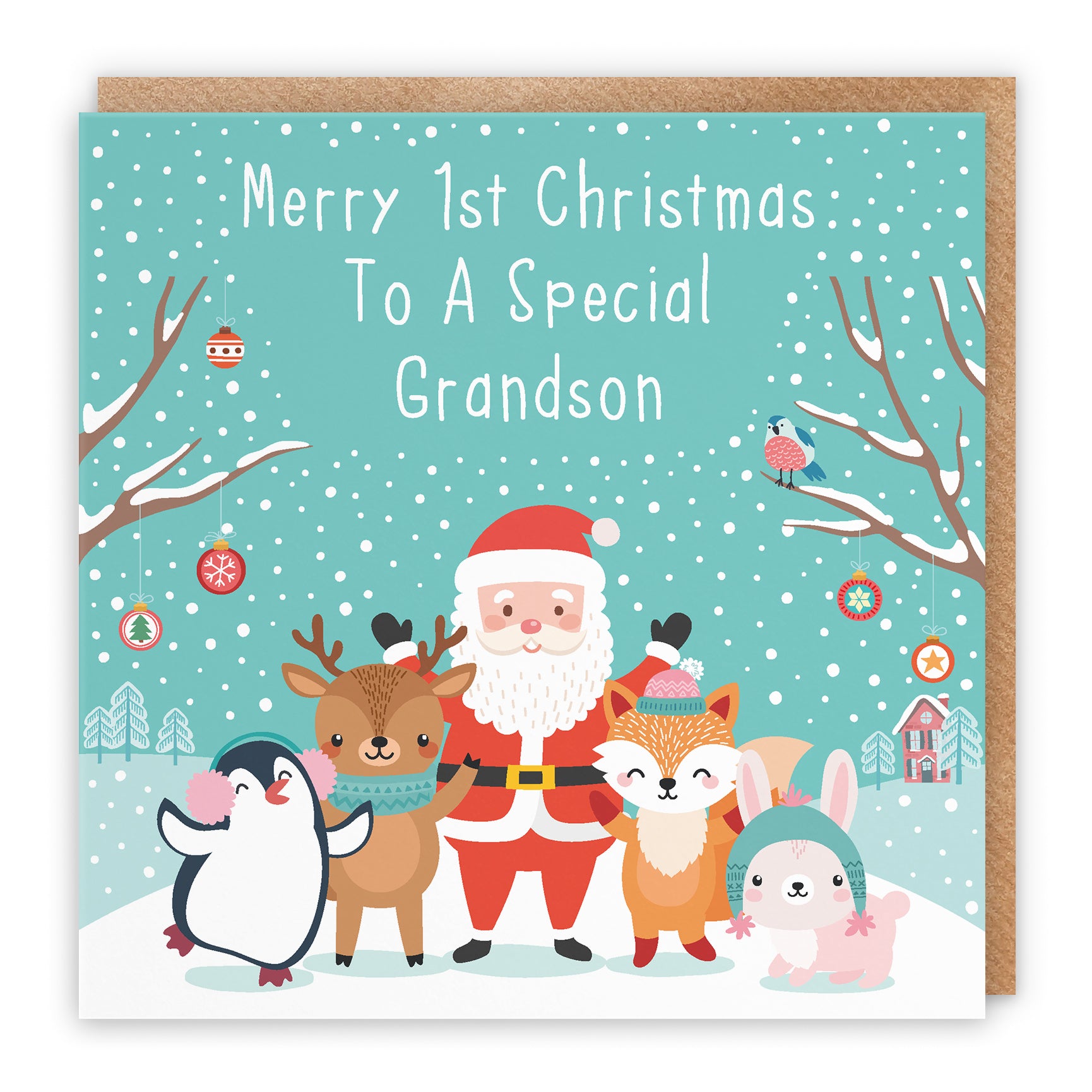 grandson christmas card for boys men man