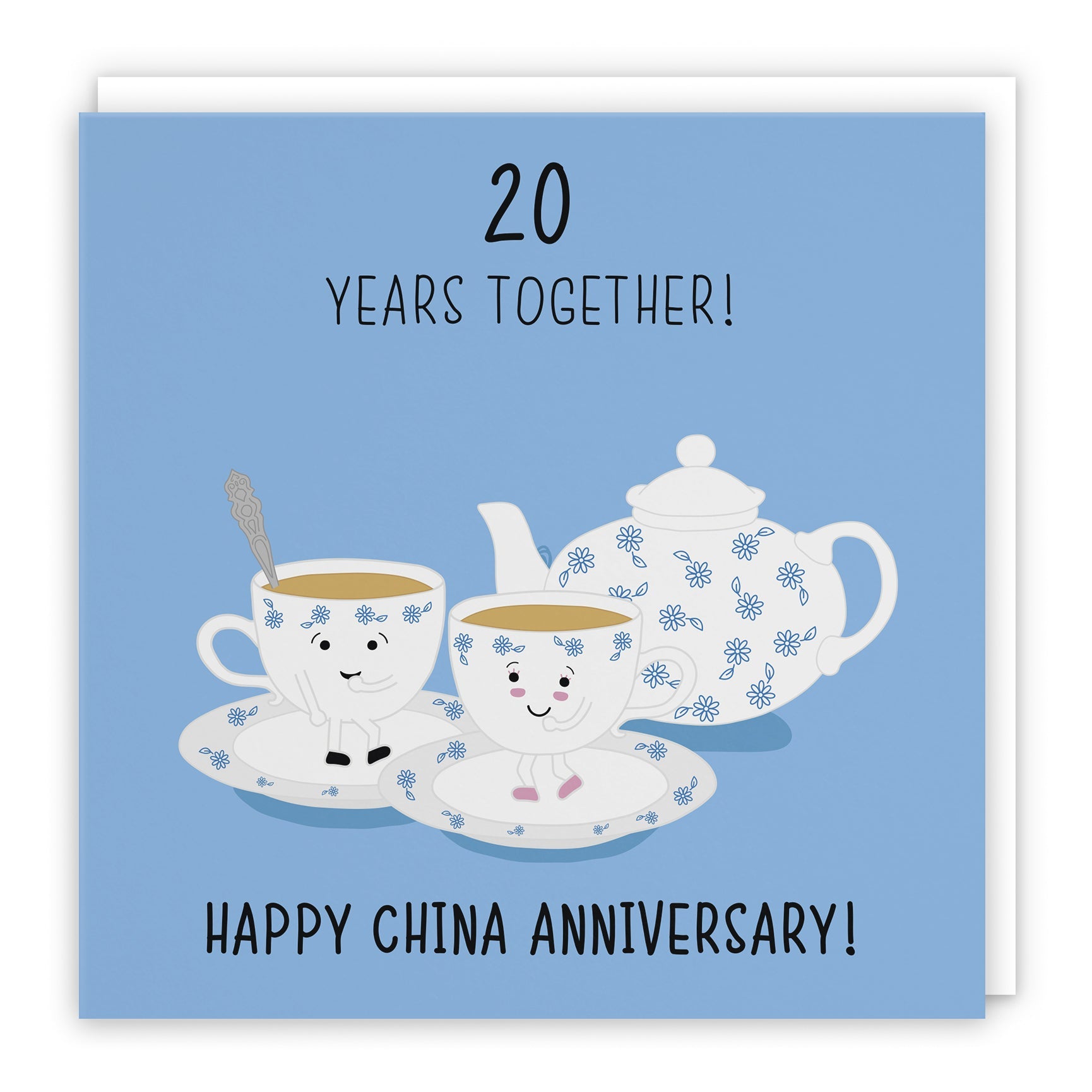 20th Anniversary Cards - China Anniversary