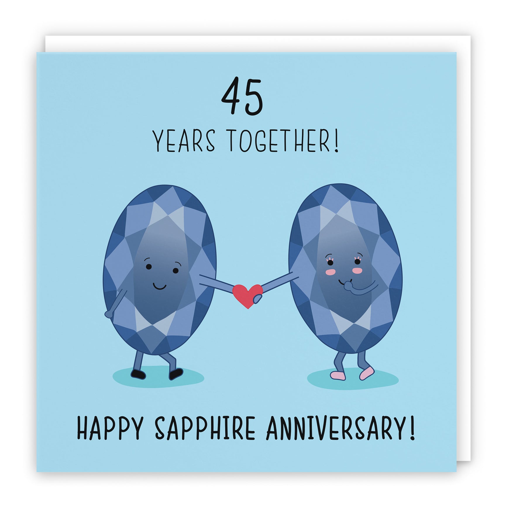 45th Anniversary Cards - Sapphire Anniversary