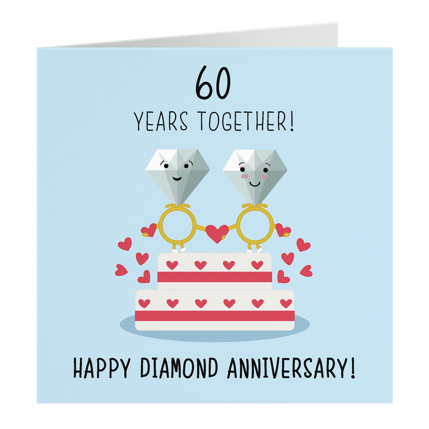60th Anniversary Cards - Diamond Anniversary