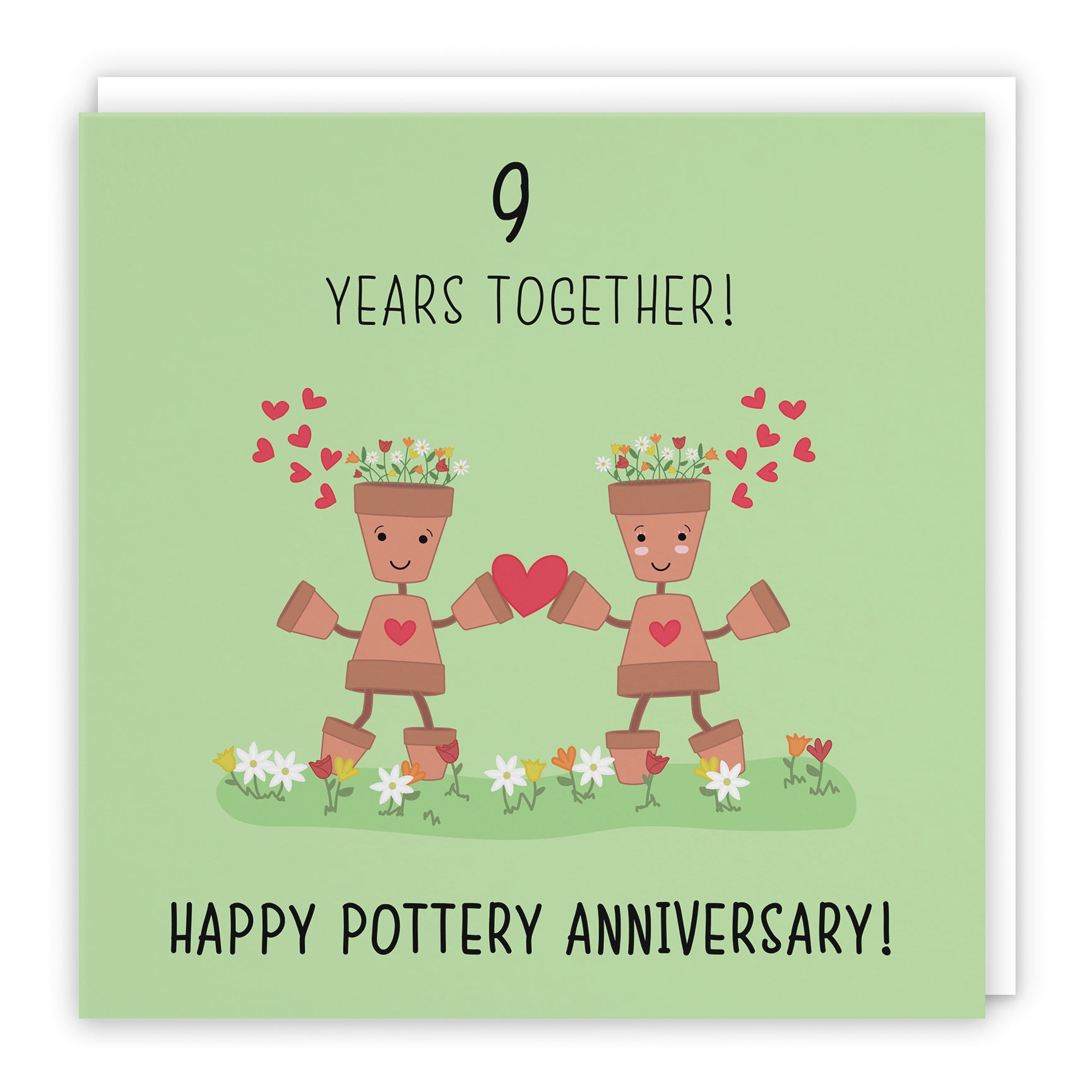 9th Anniversary Cards - Pottery Anniversary