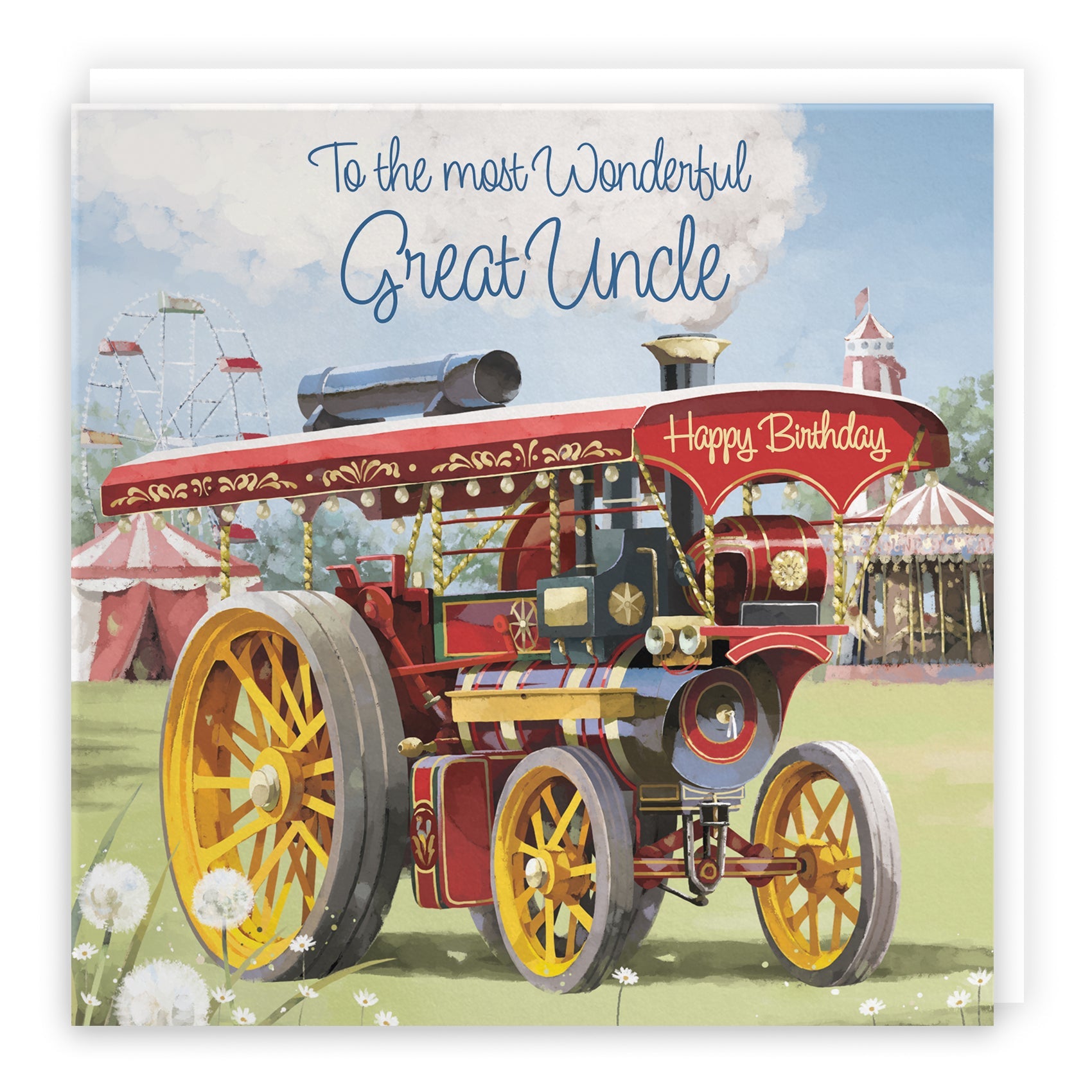 Great Uncle Birthday Card - Luxury