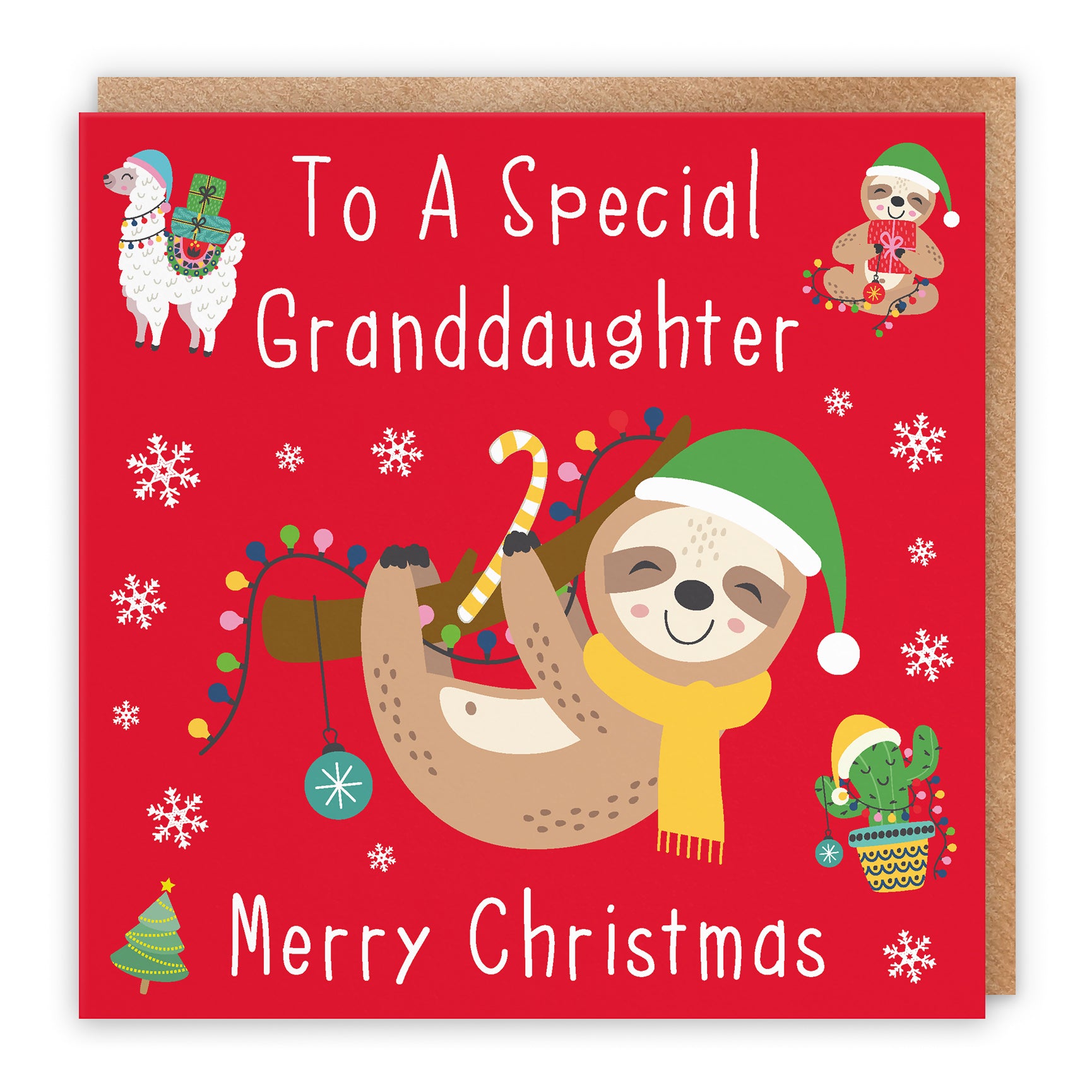 granddaughter christmas xmas cards for her female adult child girl