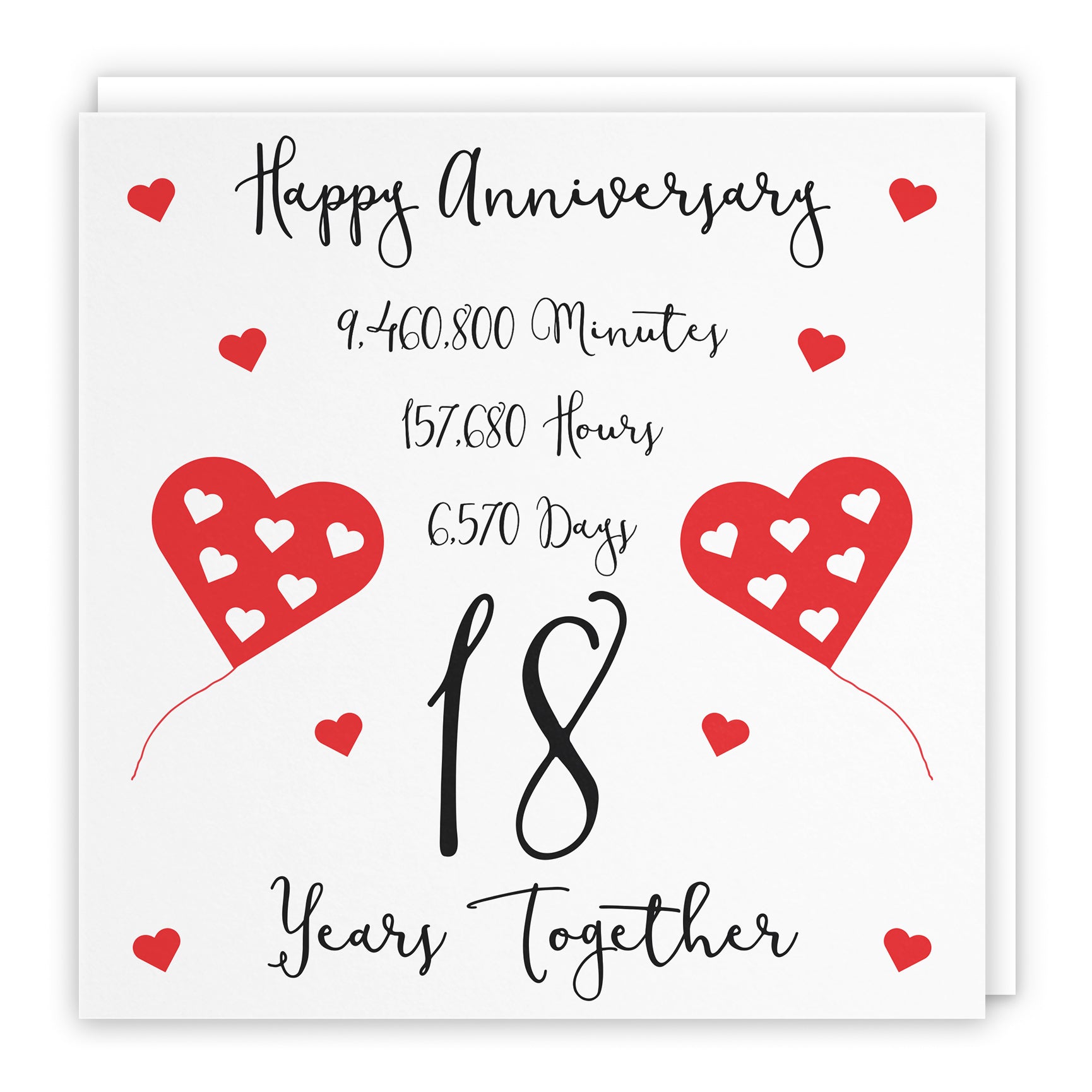 18th Anniversary Cards Porcelain