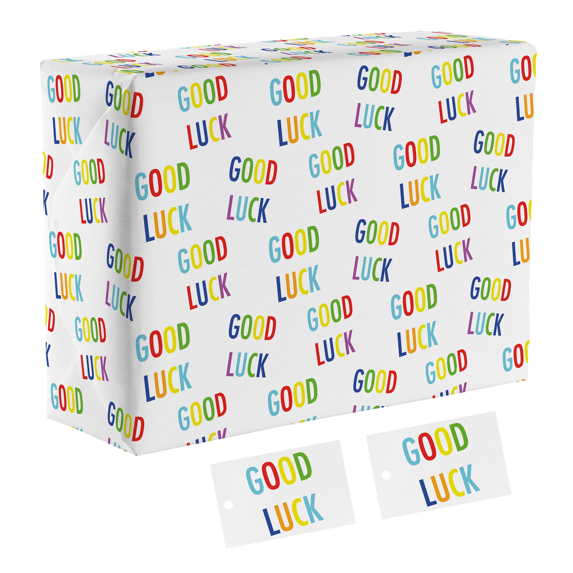 Good Luck Wrapping Paper And Tags