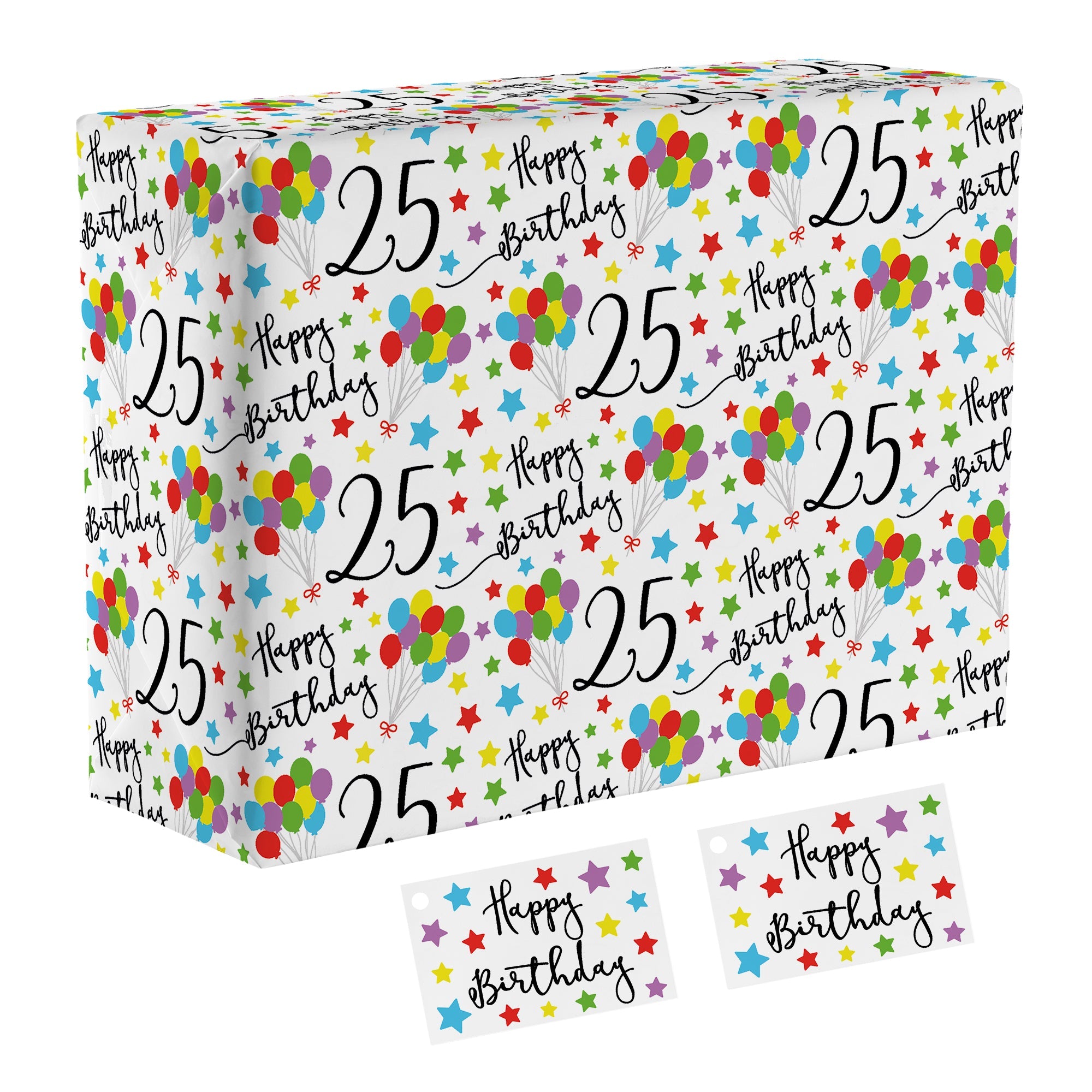 Age 25 Gift Wrap - Unisex Wrapping Paper
