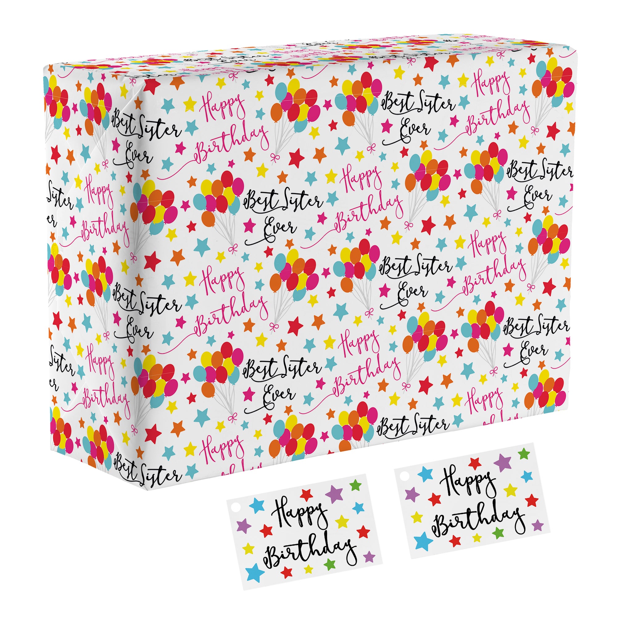 Sister Birthday Wrapping Paper