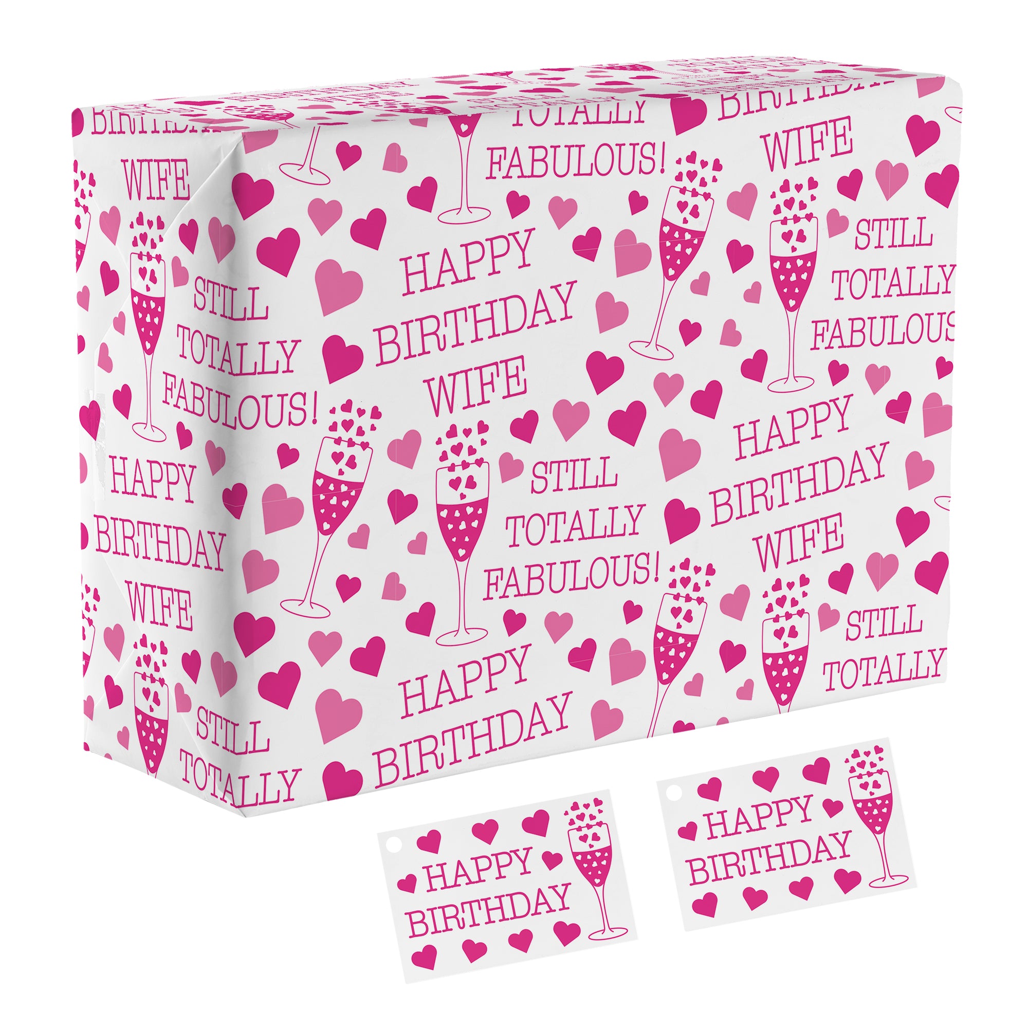 Wife Birthday Wrapping Paper