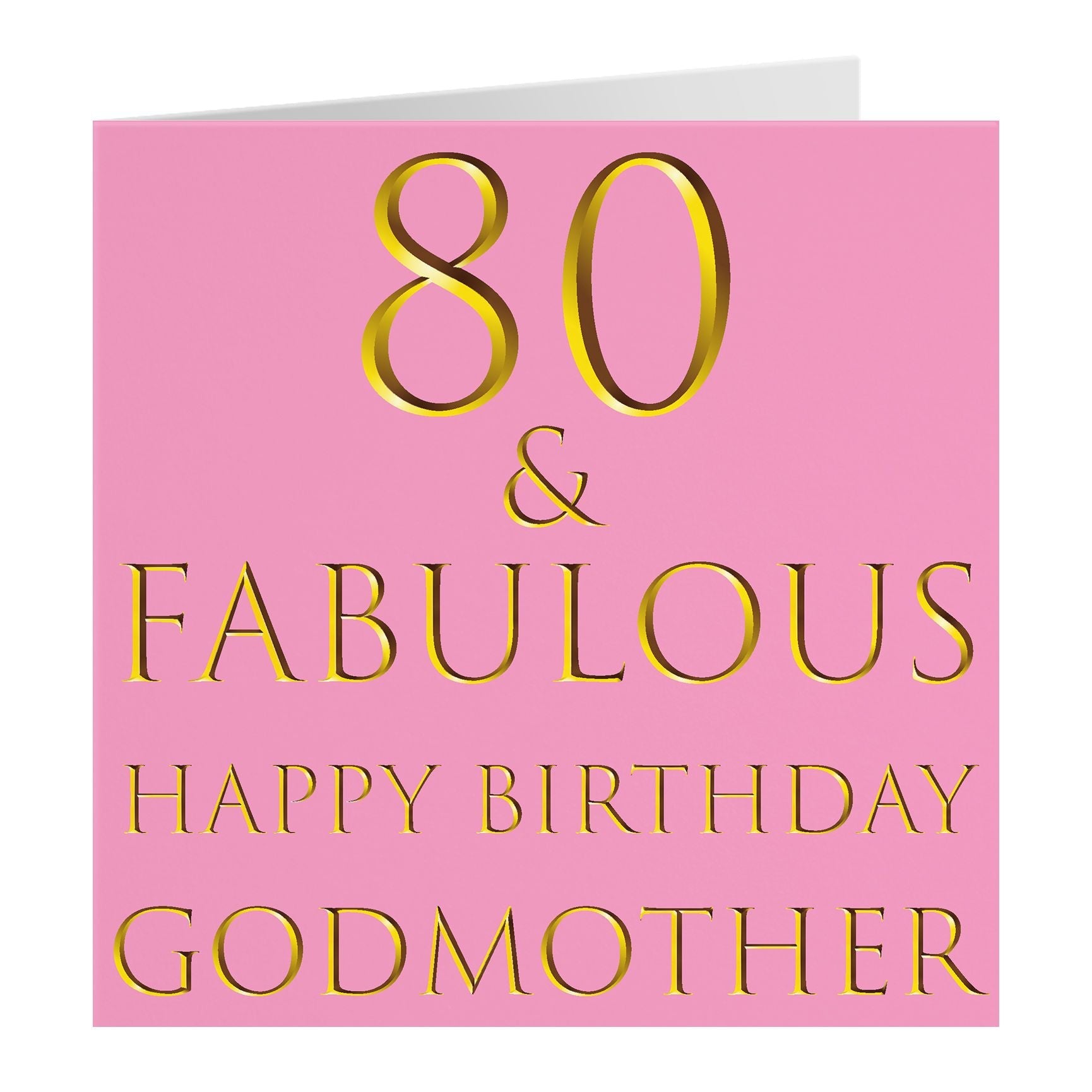 Godmother Birthday Cards - Hunts England
