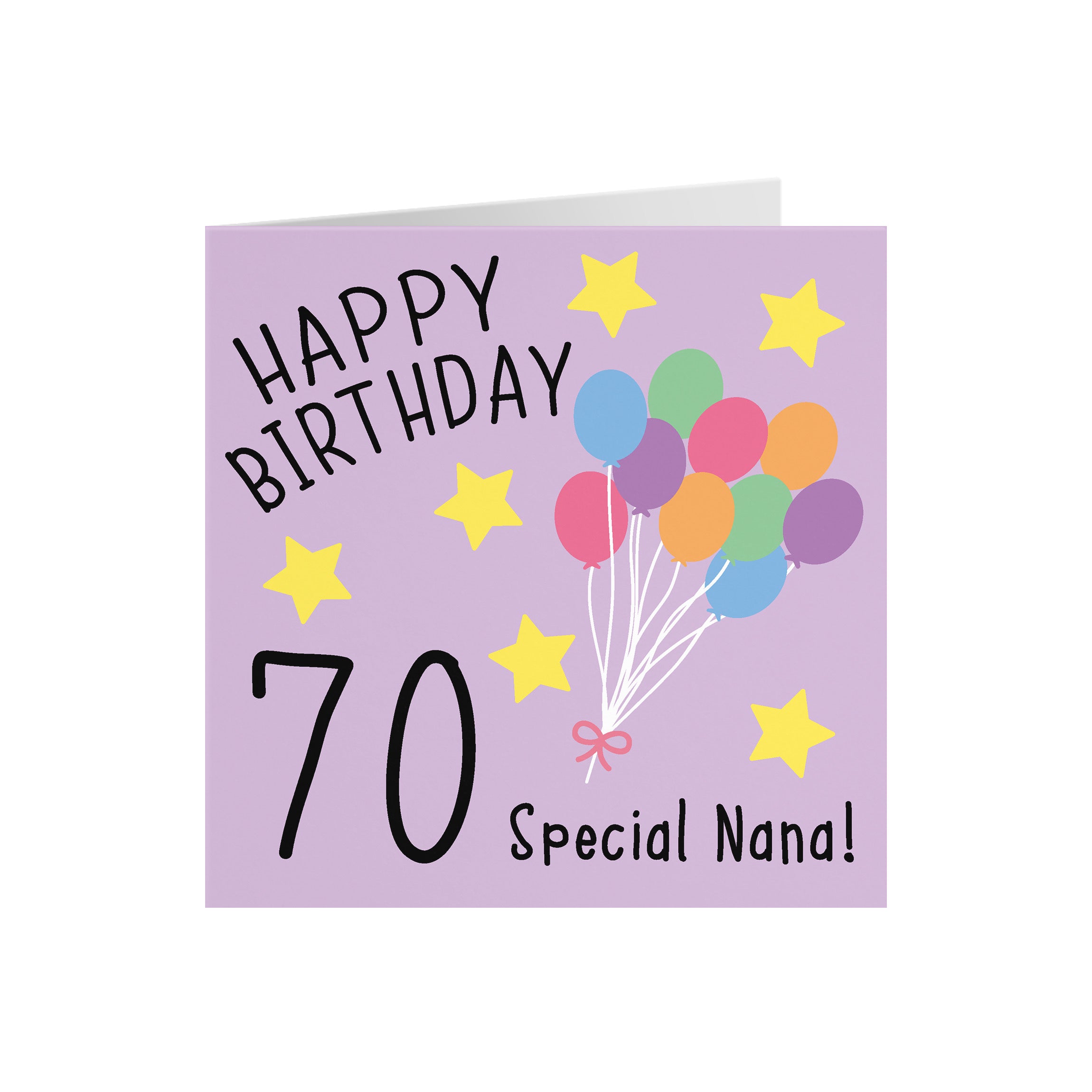 70th Nana Birthday Card Original - Default Title (5056408100724)