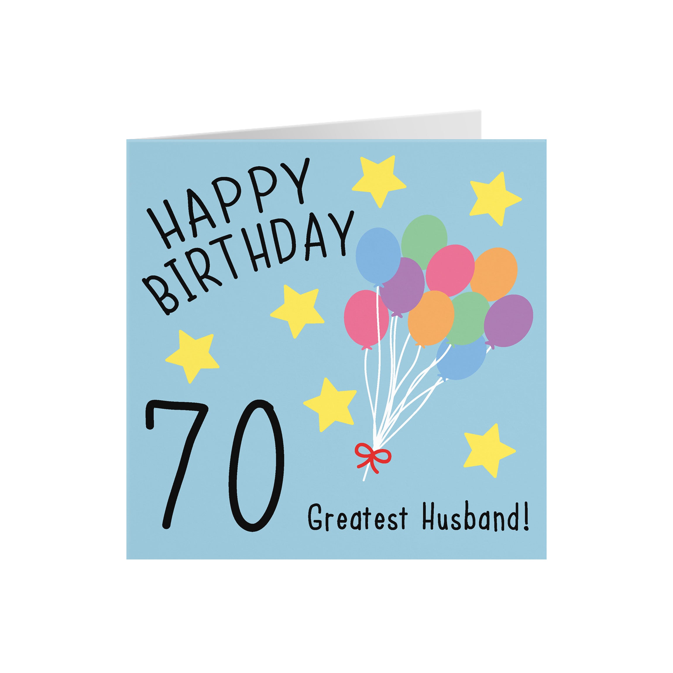 70th Husband Birthday Card Original - Default Title (5056408100731)