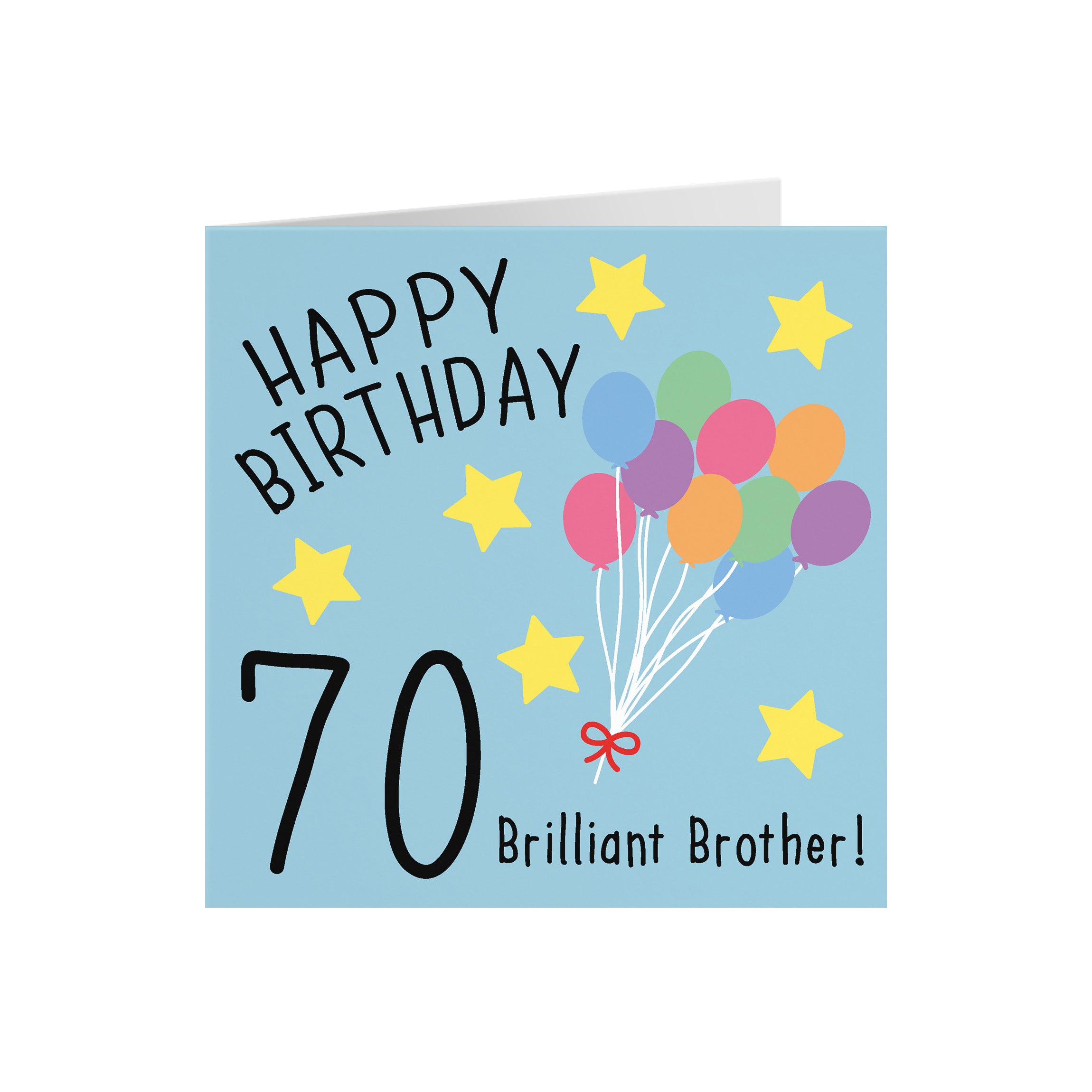 70th Brother Birthday Card Original - Default Title (5056408100755)