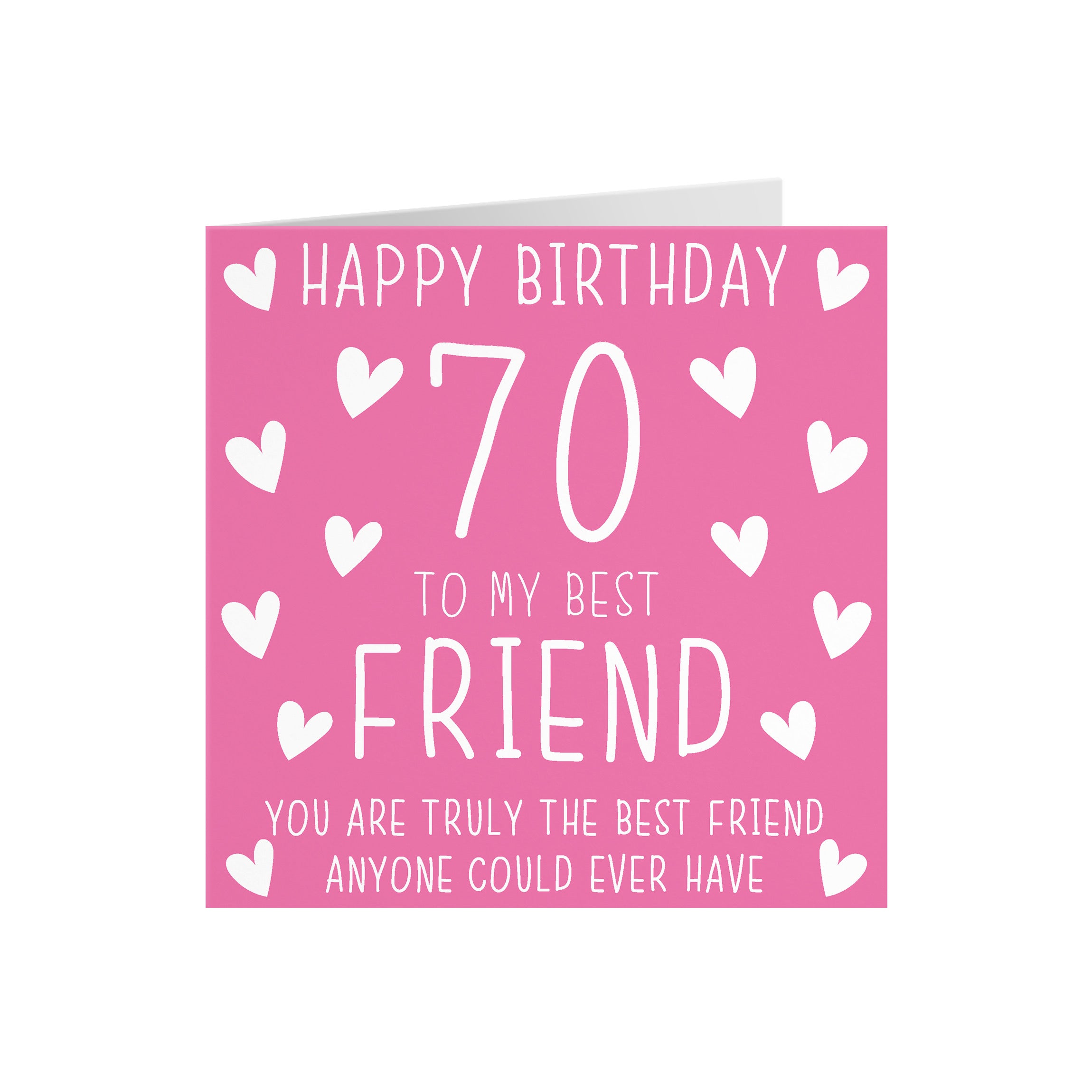 70th Best Friend Birthday Card Iconic - Default Title (5056408102070)