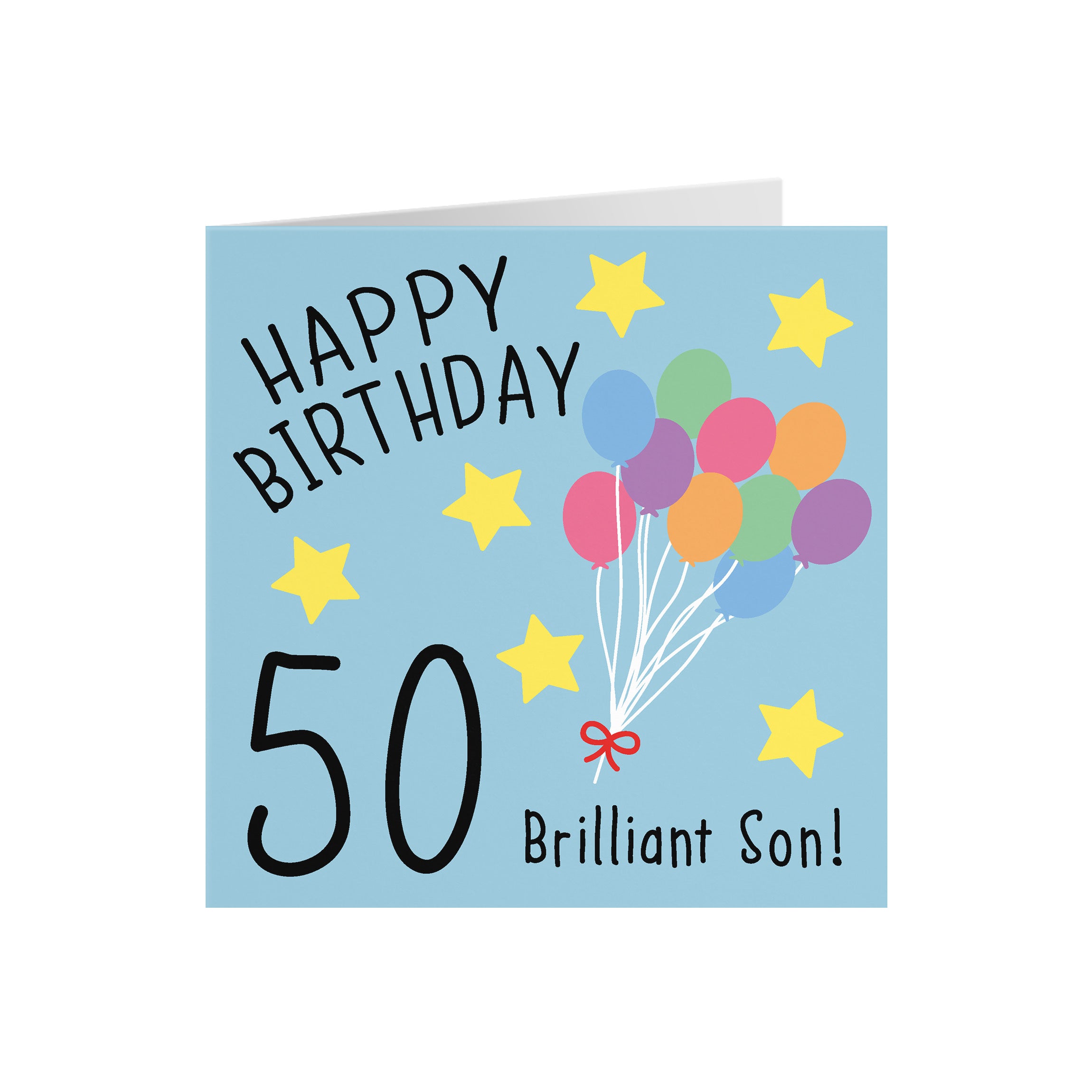 50th Son Birthday Card Original - Default Title (5056408102605)