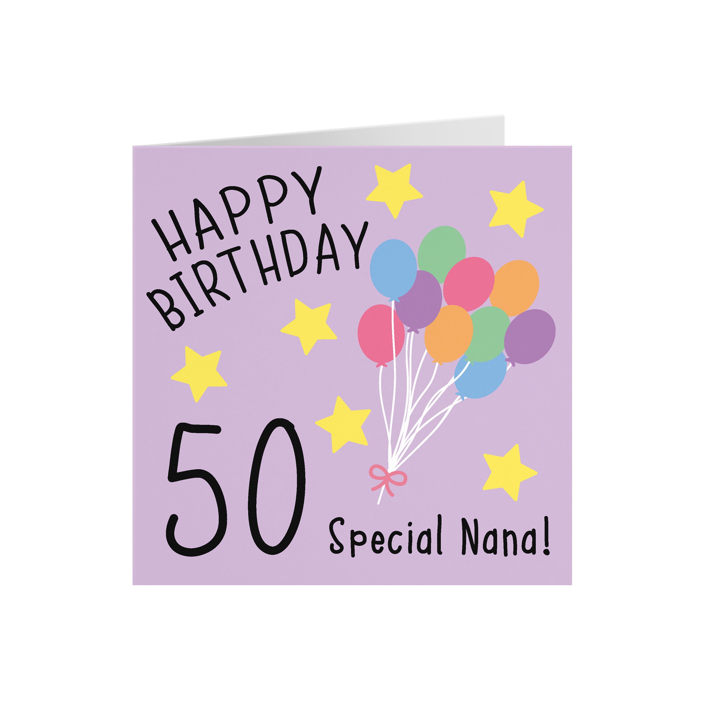 50th Nana Birthday Card Original - Default Title (5056408106504)