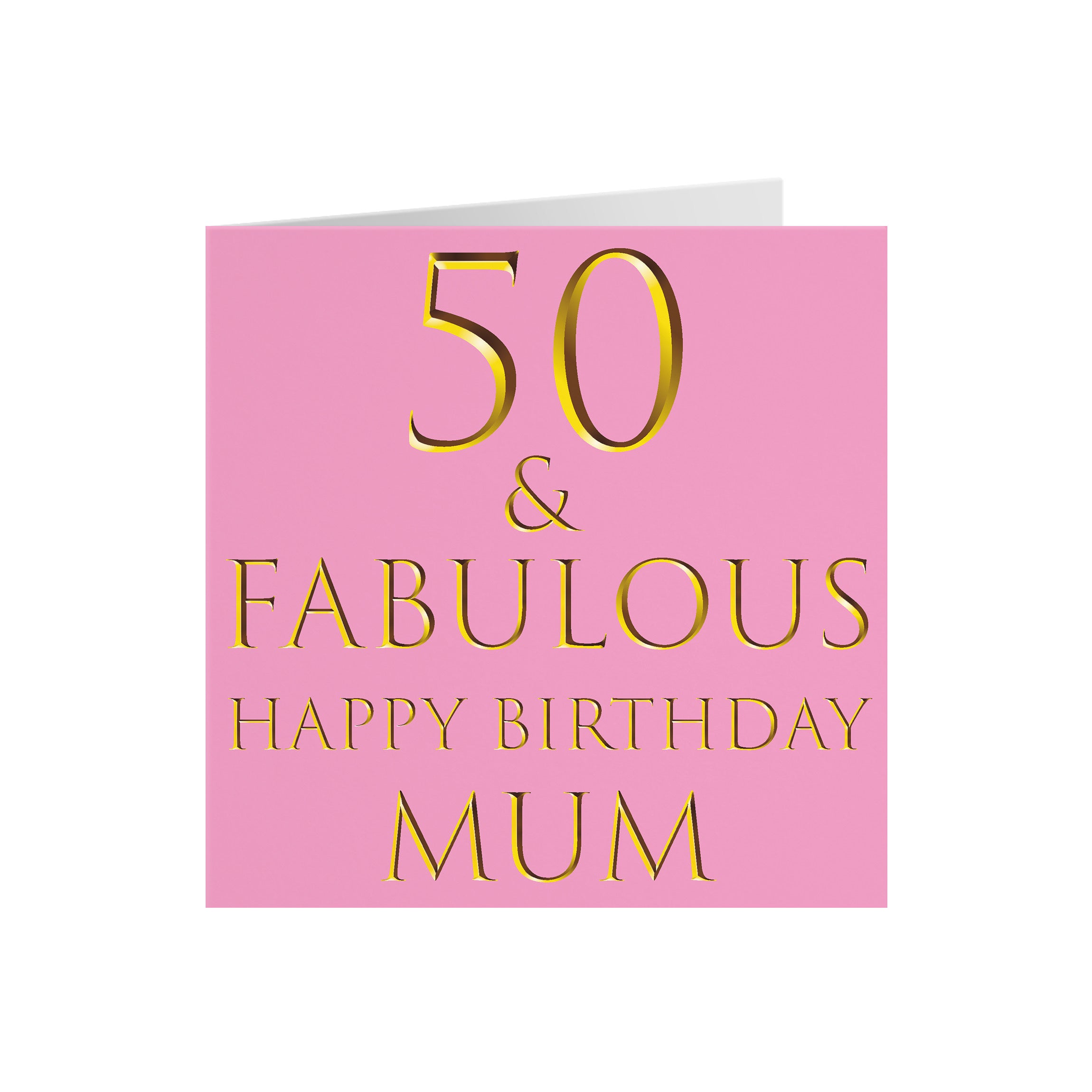 50th Mum Birthday Card Still Totally Fabulous - Default Title (5056408107242)