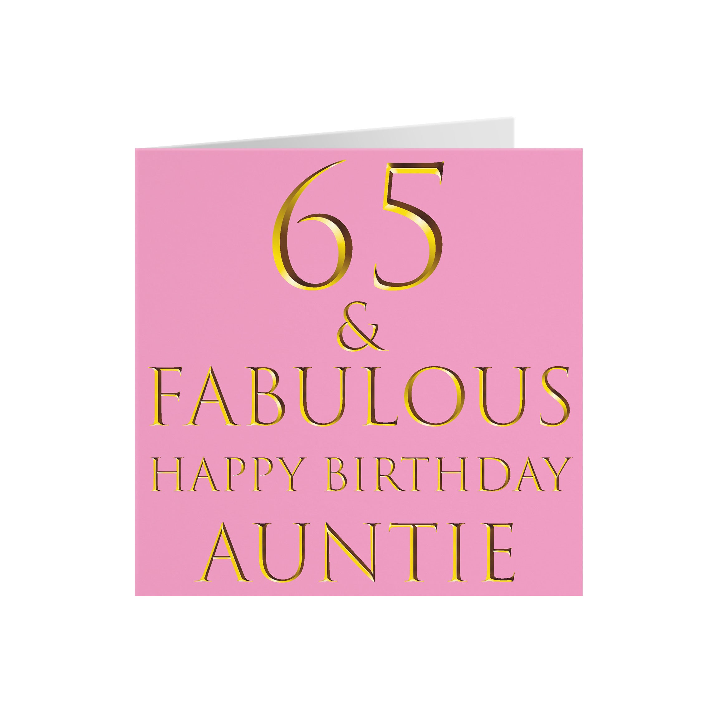 65th Auntie Birthday Card Still Totally Fabulous - Default Title (5056408107280)