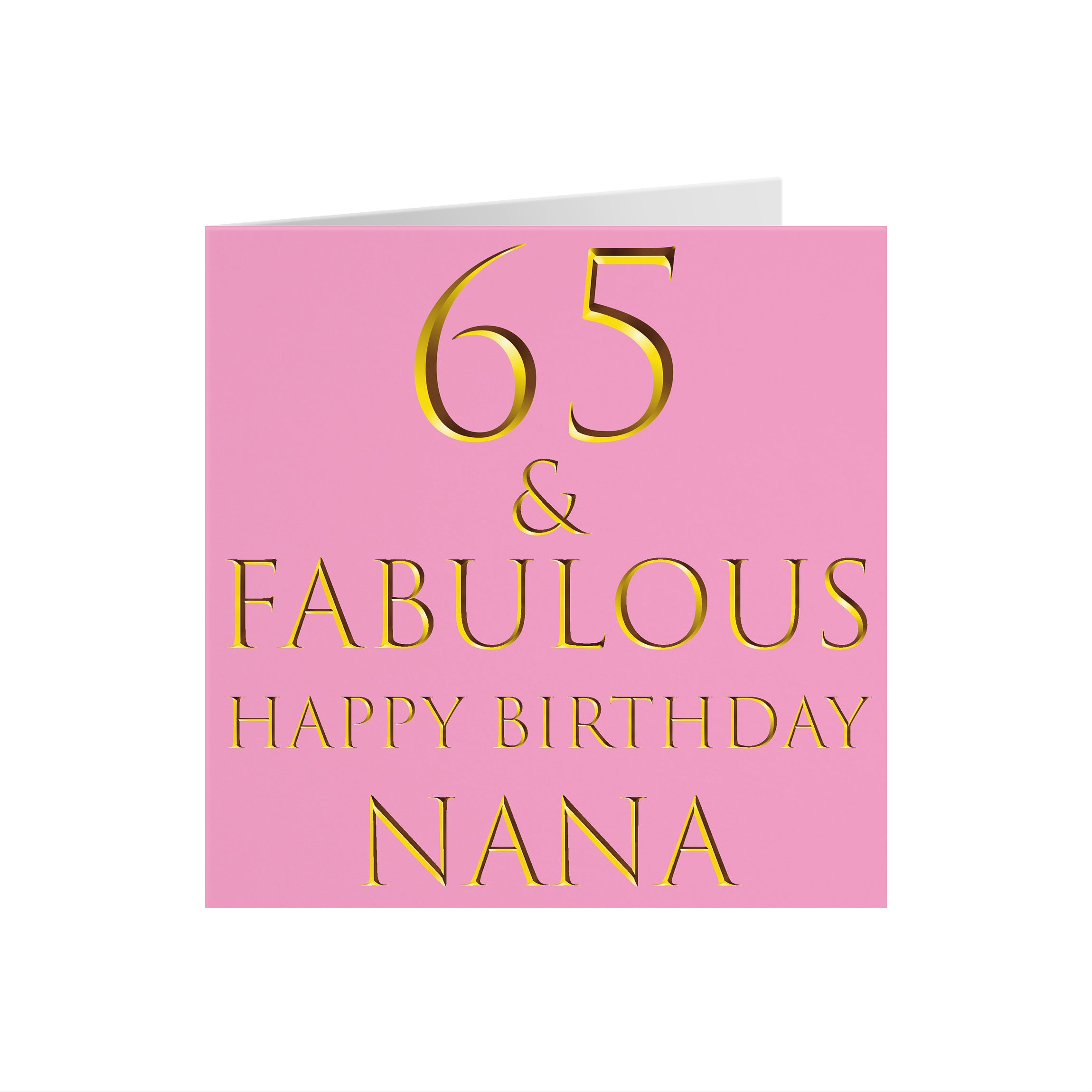 65th Nana Birthday Card Still Totally Fabulous - Default Title (5056408107310)