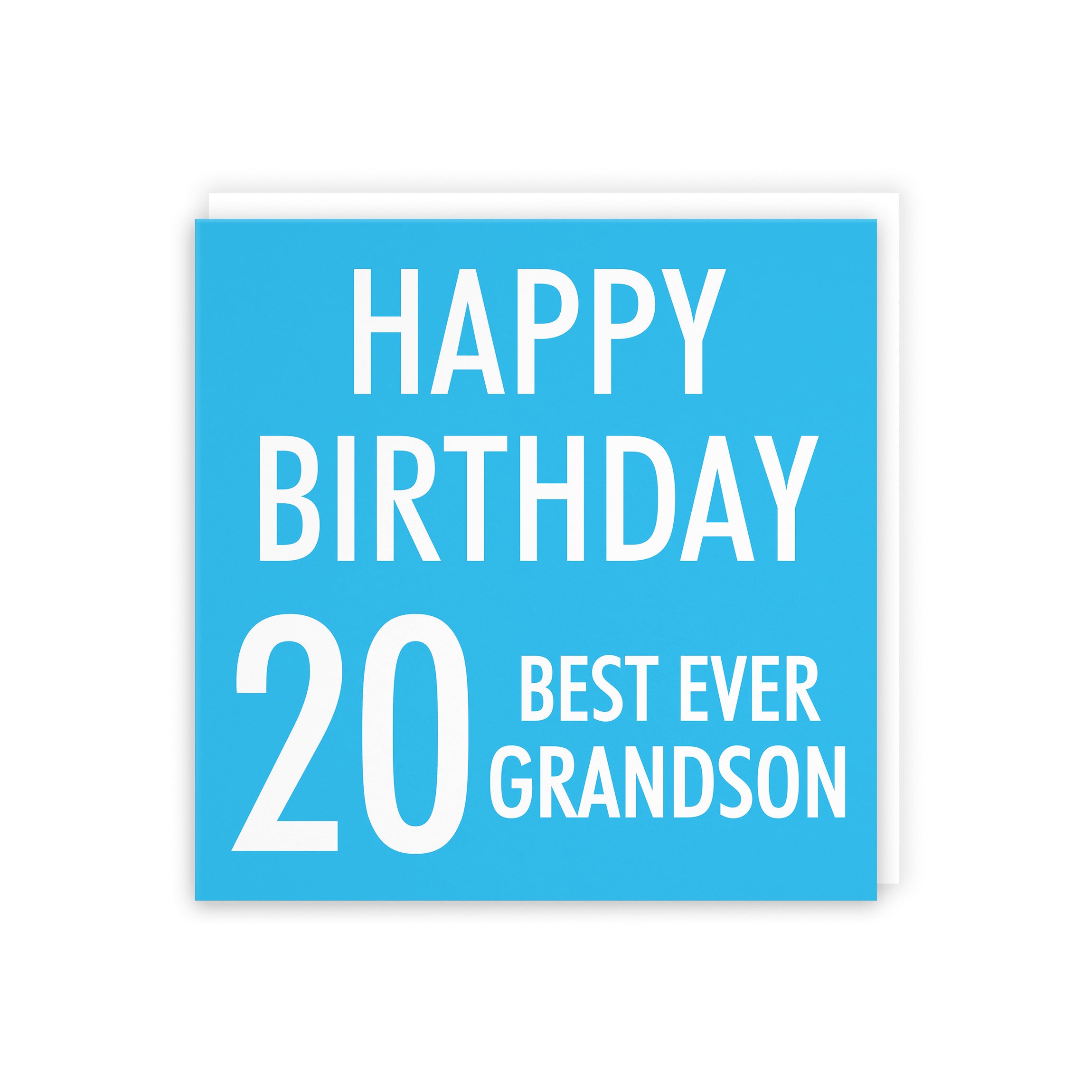 20th Grandson Birthday Card Urban Colour - Default Title (5056408108133)