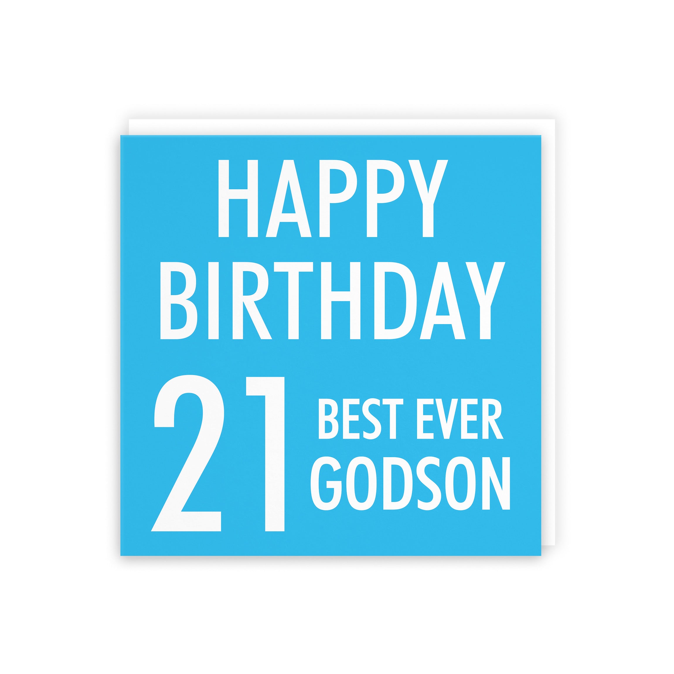 21st Godson Birthday Card Urban Colour - Default Title (5056408108201)