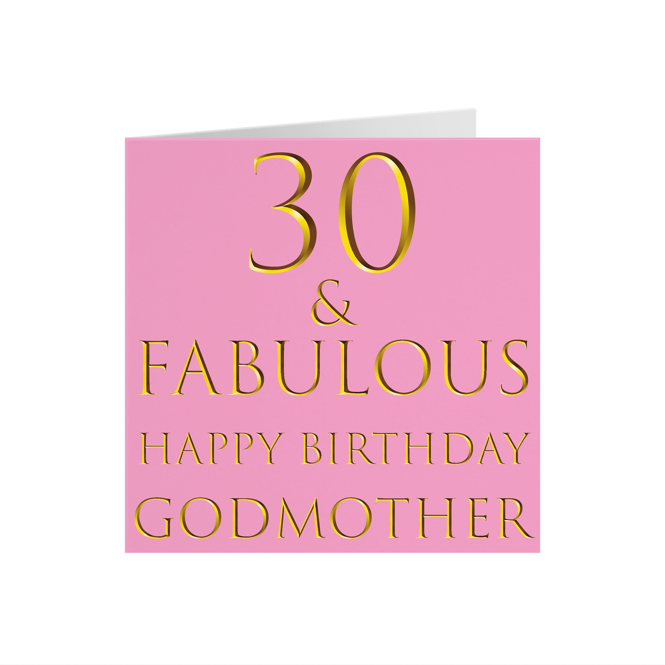 30th Godmother Birthday Card Still Totally Fabulous - Default Title (5056408108324)