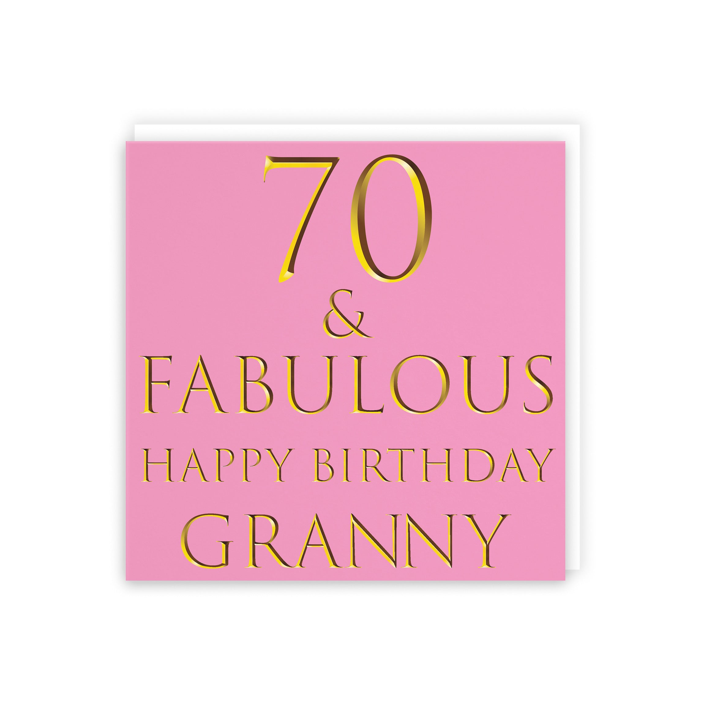 70th Granny Birthday Card Still Totally Fabulous - Default Title (5056408108812)