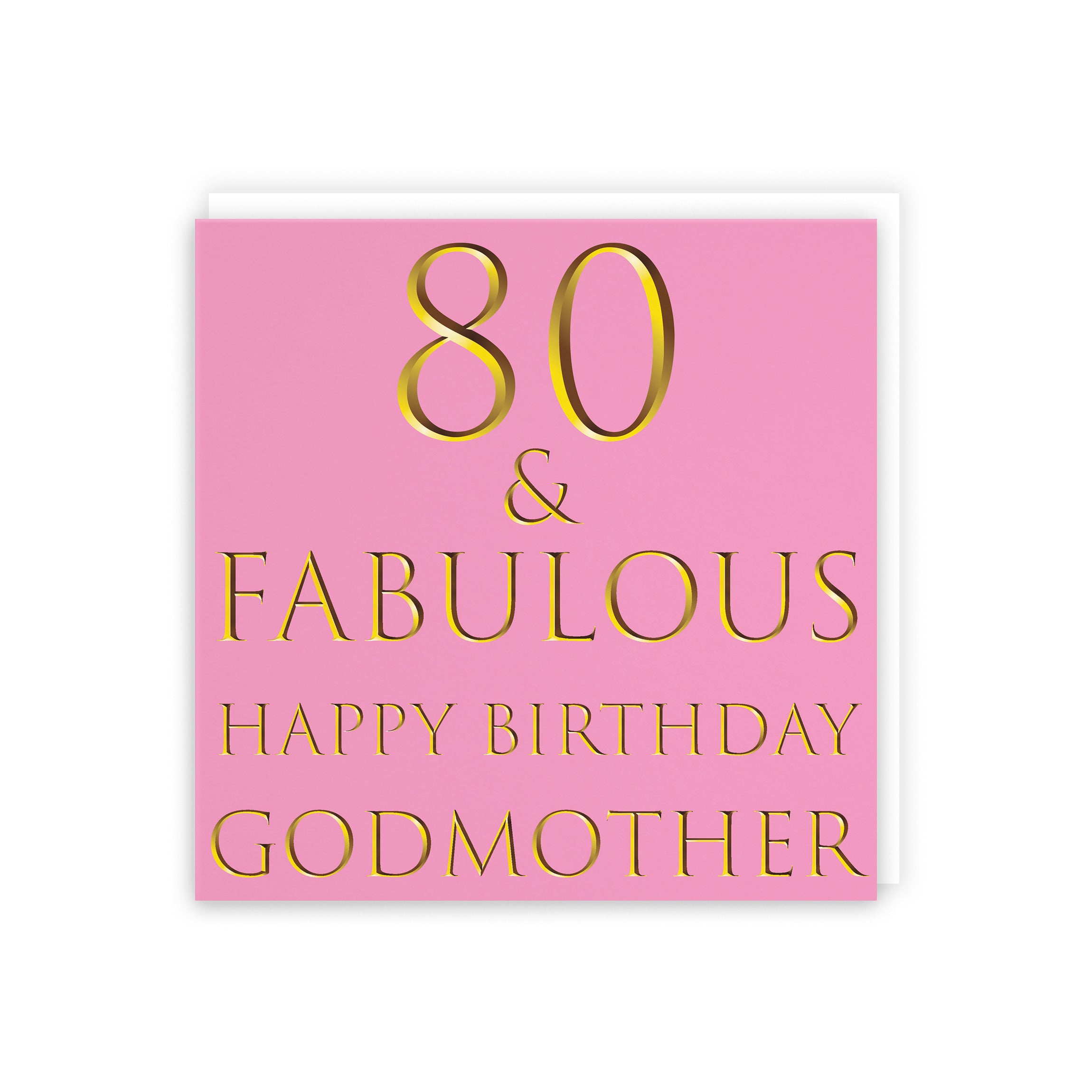 80th Godmother Birthday Card Still Totally Fabulous - Default Title (5056408108850)