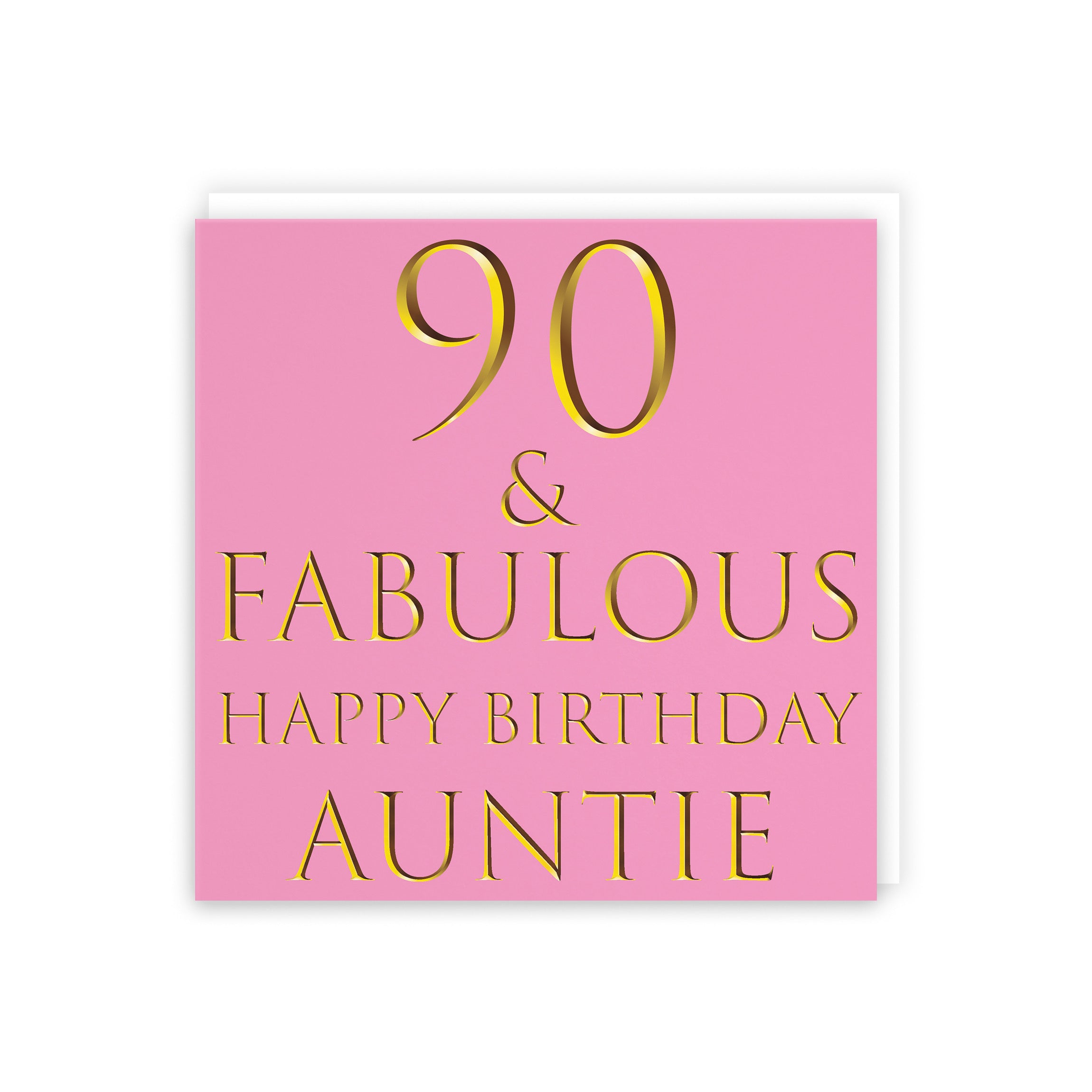 90th Auntie Birthday Card Still Totally Fabulous - Default Title (5056408108966)