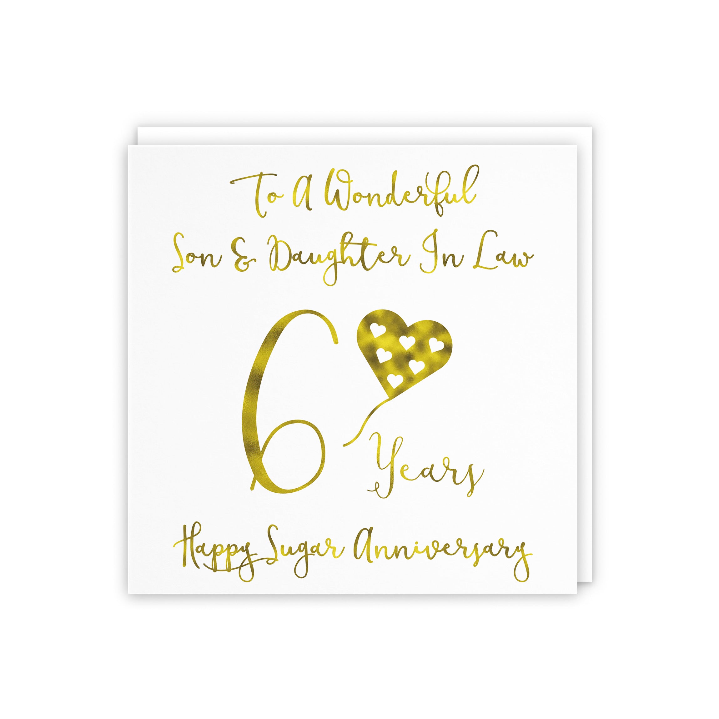 6th Son And Daughter In Law Anniversary Card Milano - Default Title (5056408110235)