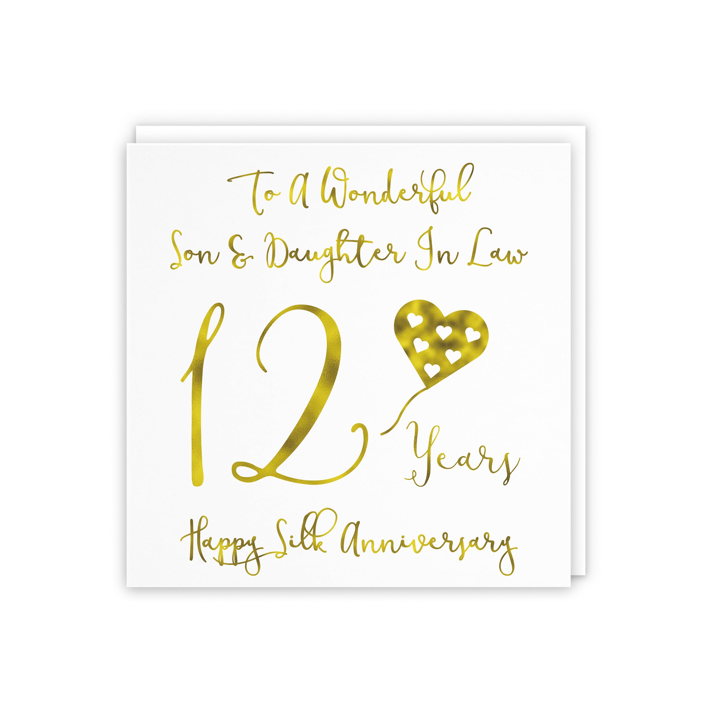 12th Son And Daughter In Law Anniversary Card Milano - Default Title (5056408110297)