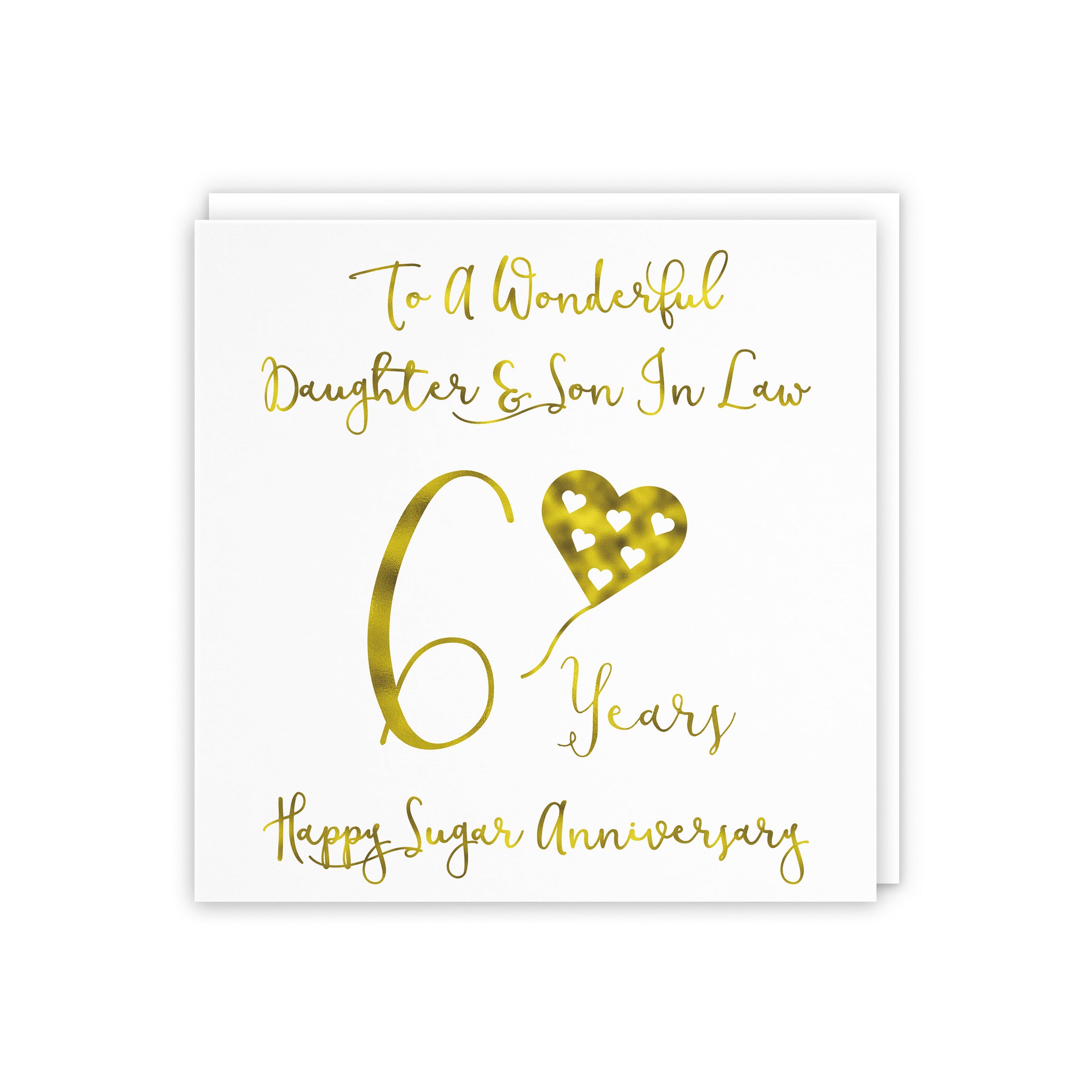 6th Daughter And Son In Law Anniversary Card Milano - Default Title (5056408110365)