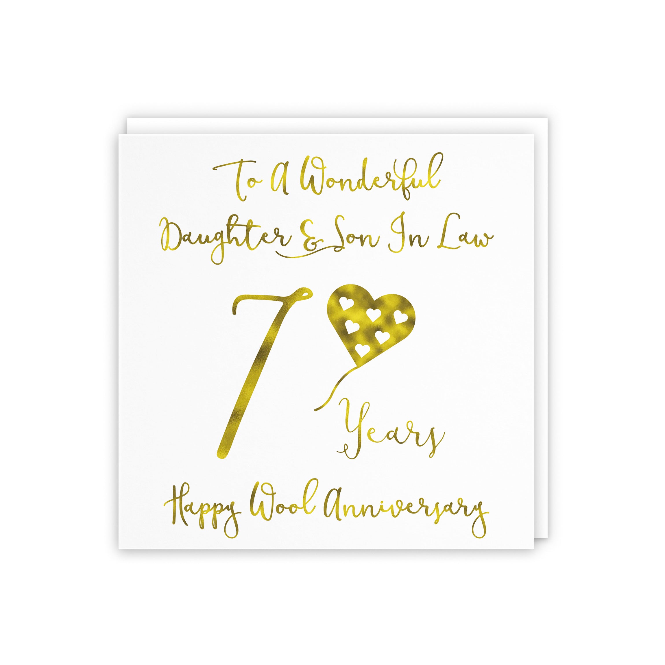 7th Daughter And Son In Law Anniversary Card Milano - Default Title (5056408110372)