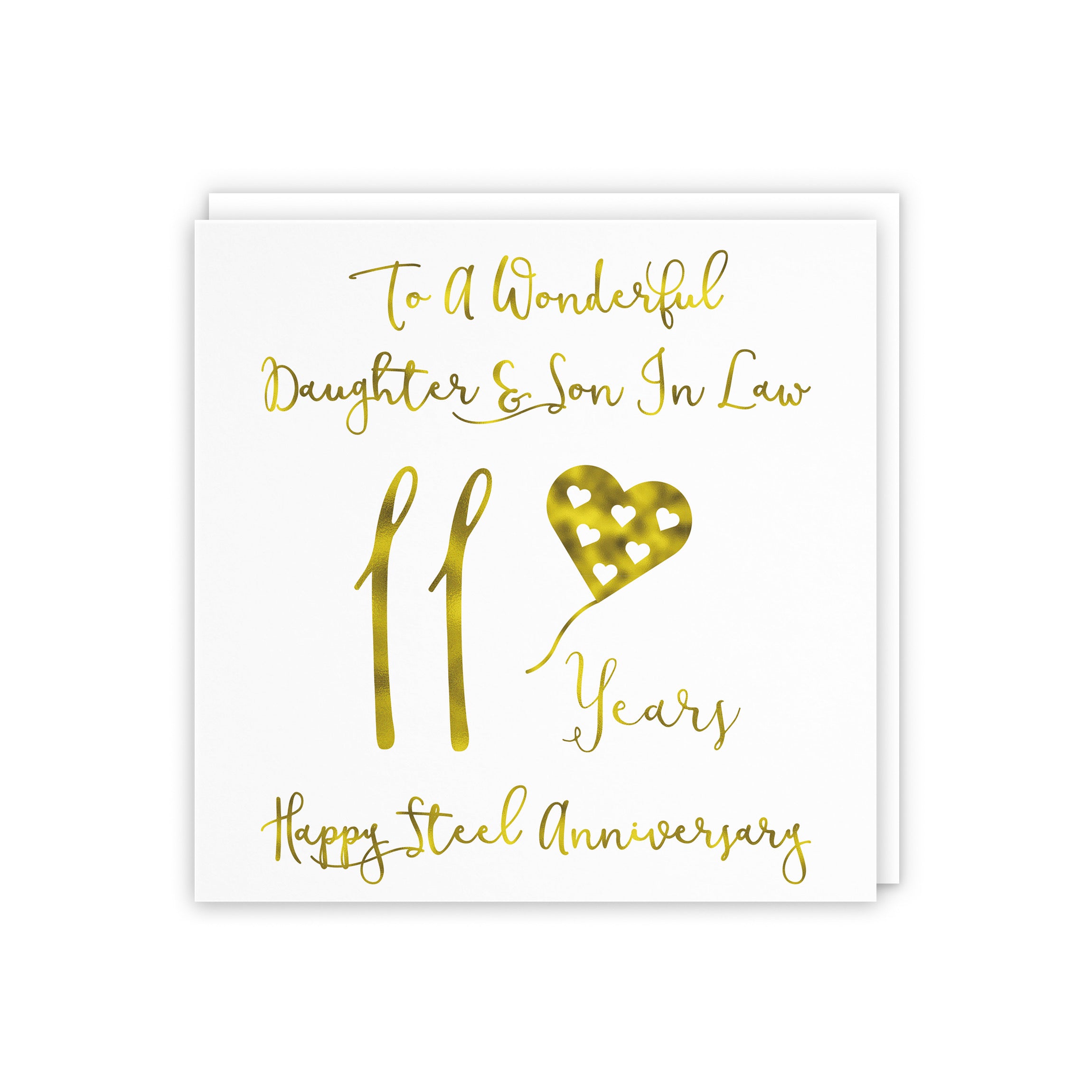 11th Daughter And Son In Law Anniversary Card Milano - Default Title (5056408110419)