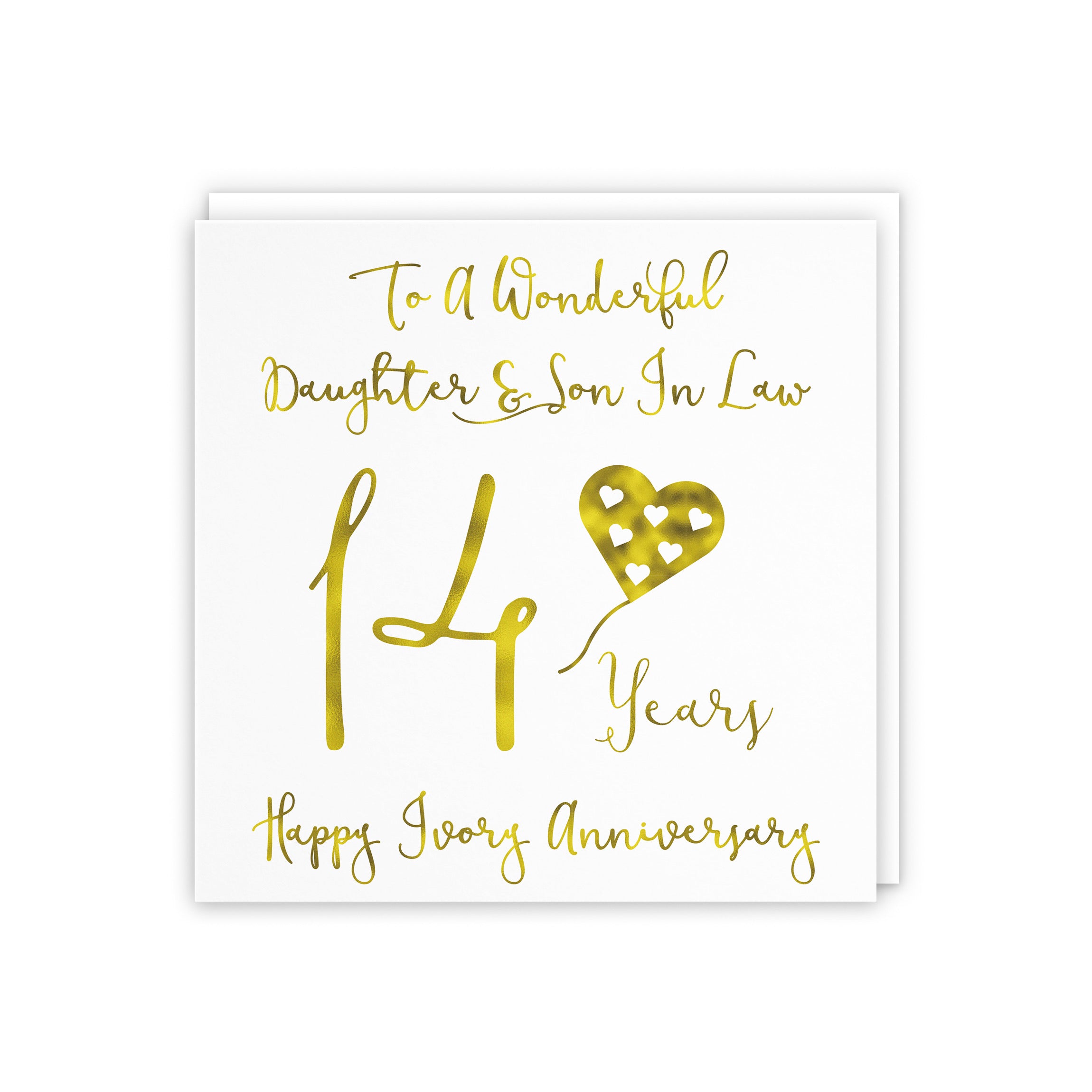 14th Daughter And Son In Law Anniversary Card Milano - Default Title (5056408110440)