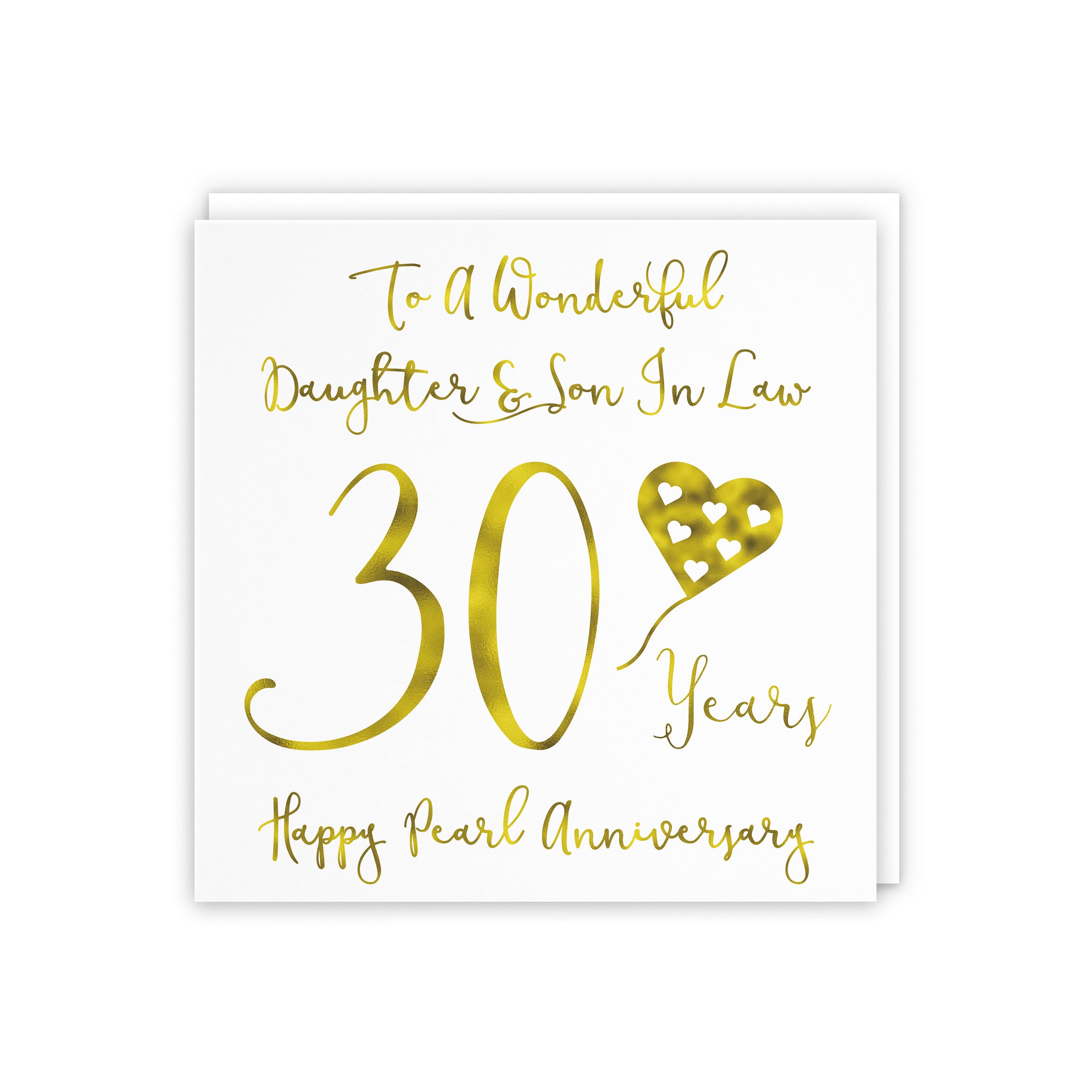 30th Daughter And Son In Law Anniversary Card Milano - Default Title (5056408110488)