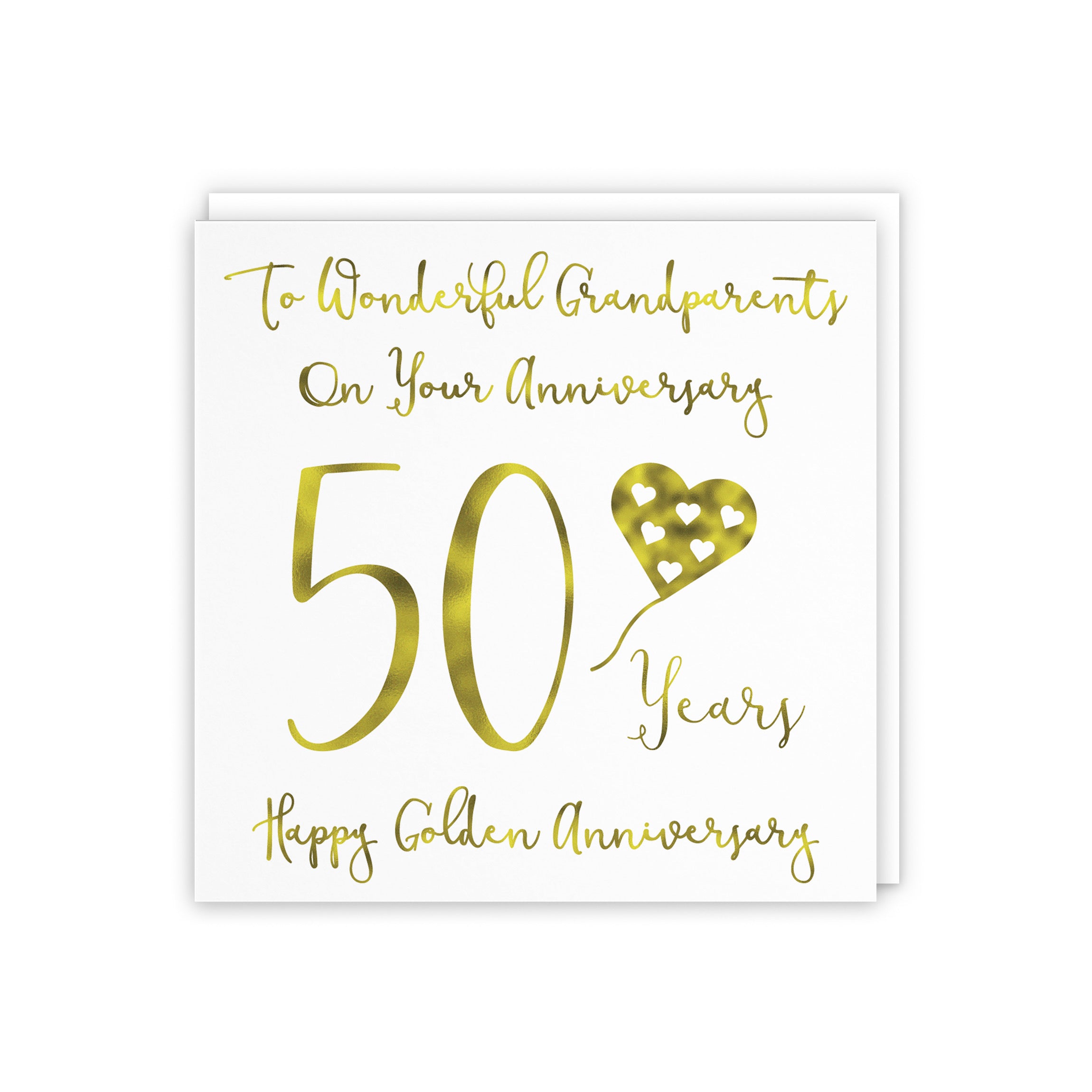 50th Grandparents Anniversary Card Milano - Default Title (5056408110495)