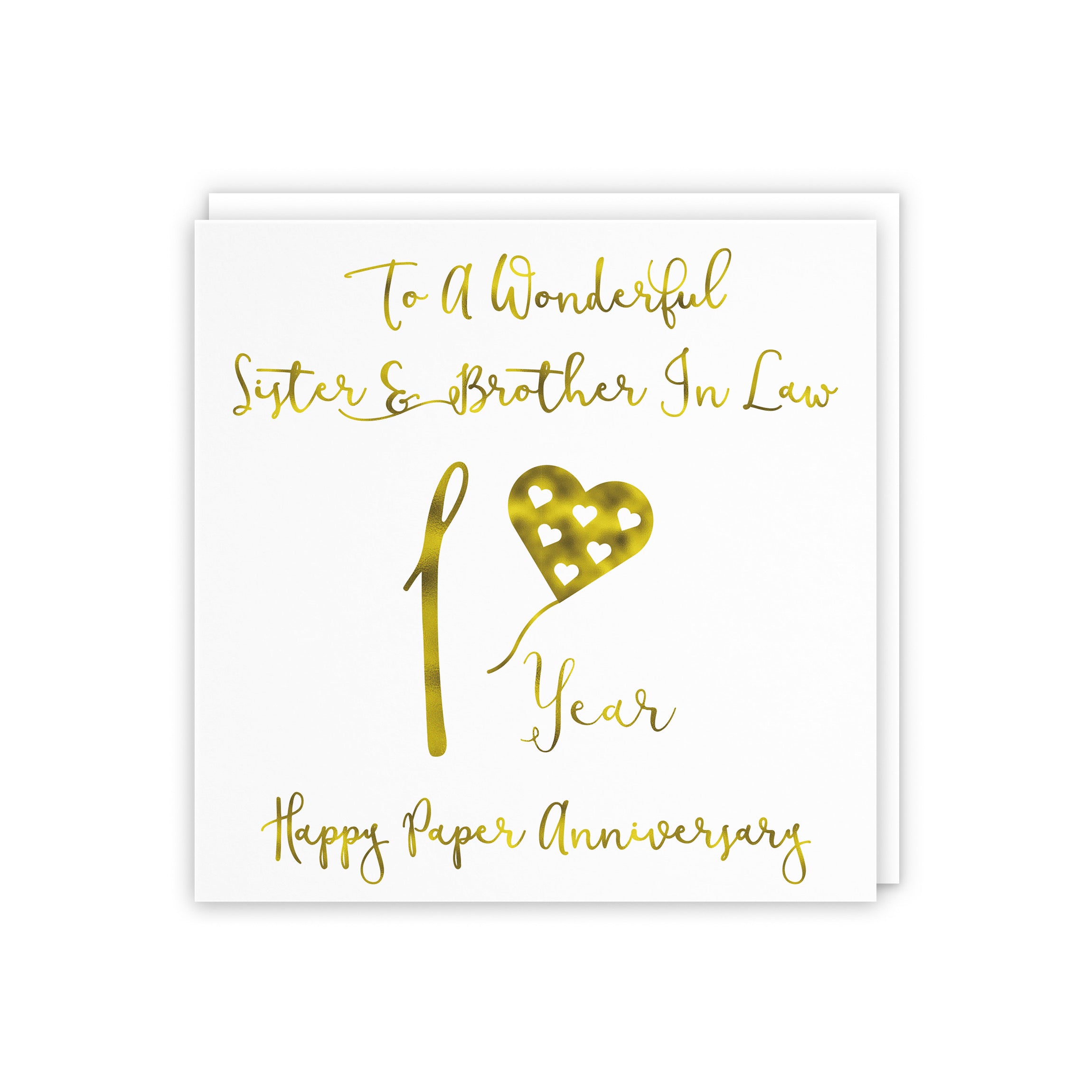 1st Sister And Brother In Law Anniversary Card Milano - Default Title (5056408110709)