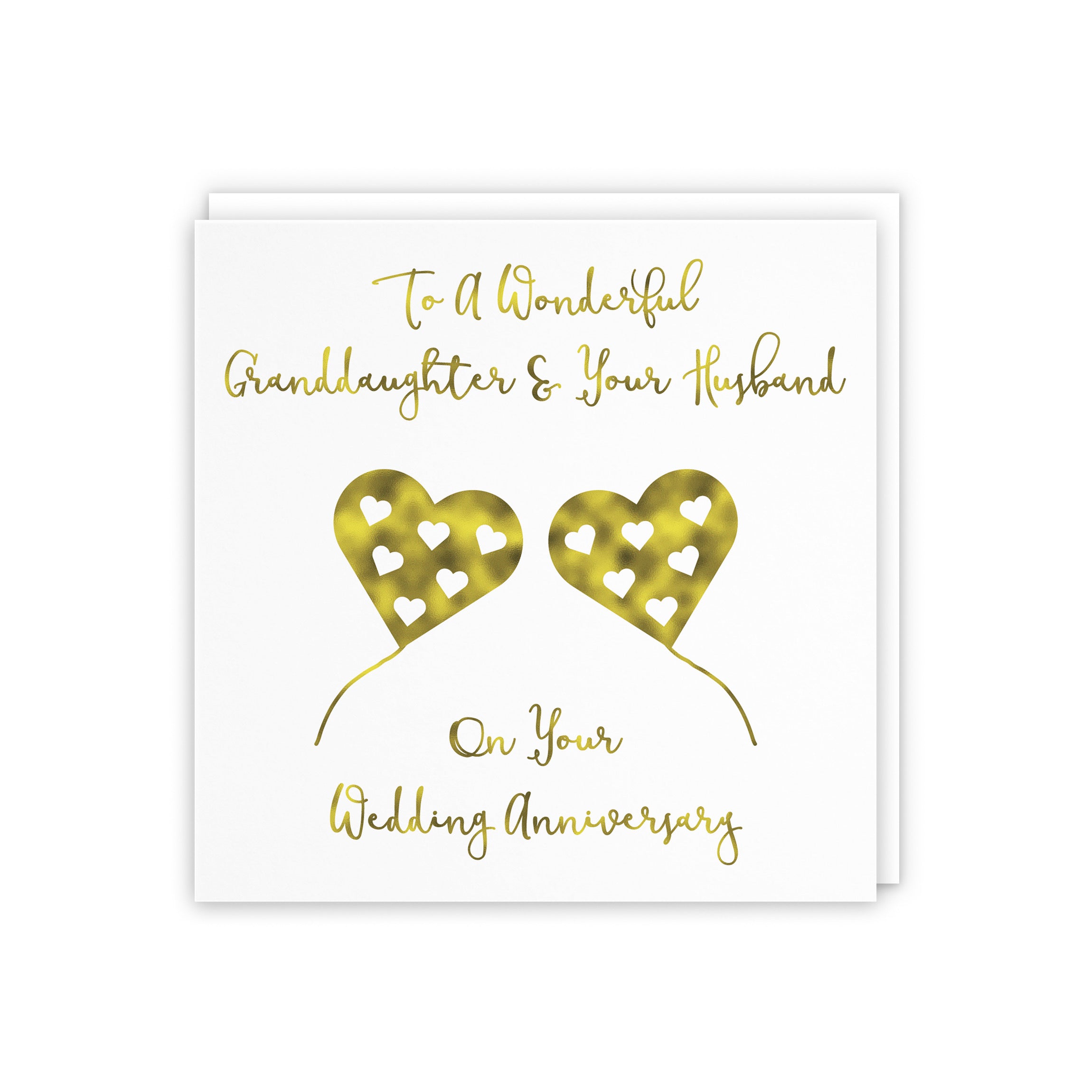 Granddaughter And Husband Anniversary Card Milano - Default Title (5056408112567)