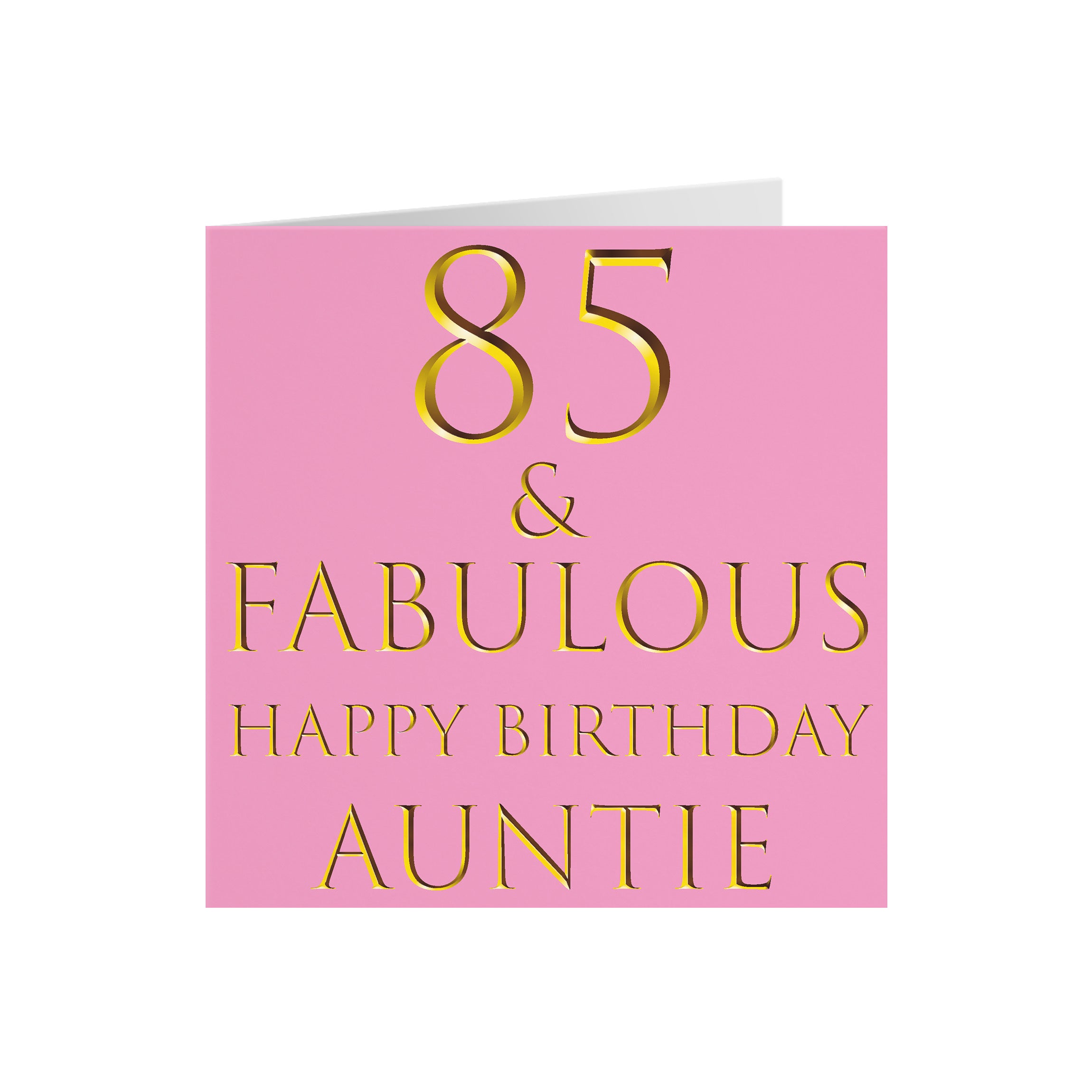 85th Auntie Birthday Card Still Totally Fabulous - Default Title (5056408113304)